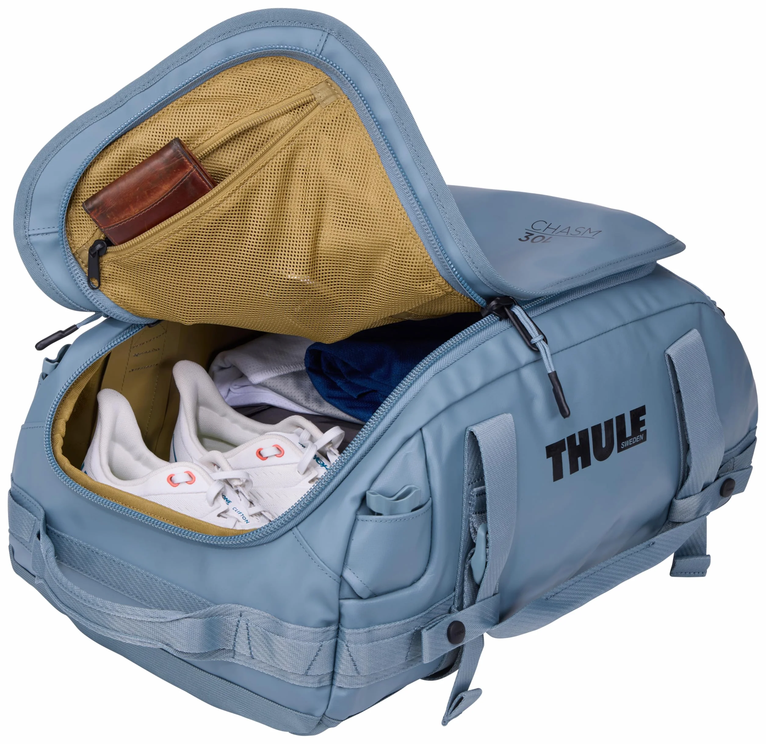 Thule Chasm torba podróżna 30 l, Pond Gray, 30, Thule Chasm torba podróżna 30 l w kolorze szarym oczka wodnego