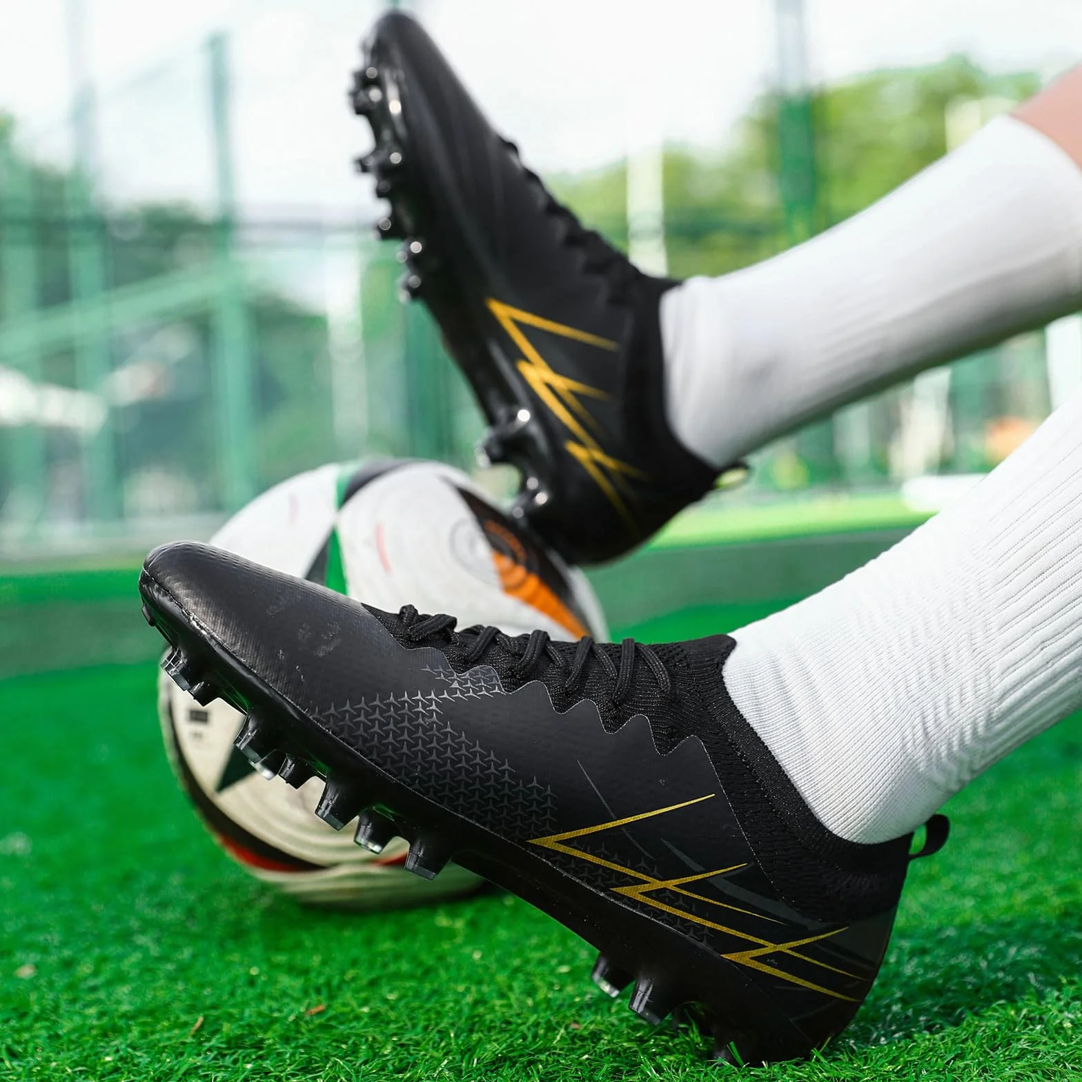 Męskie Buty do Piłki Nożnej Lekkie Buty Piłkarskie