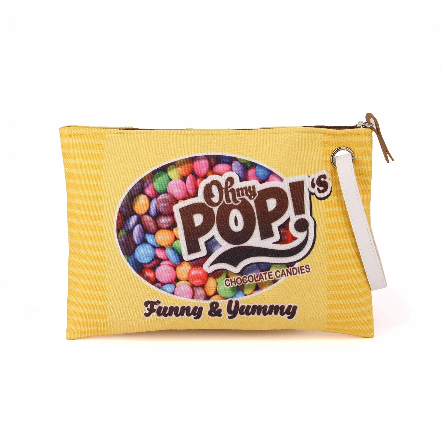 Oh My Pop! Chococandy -Kosmetyczka Sunny, Żółta, 29,5 x 20 cm
