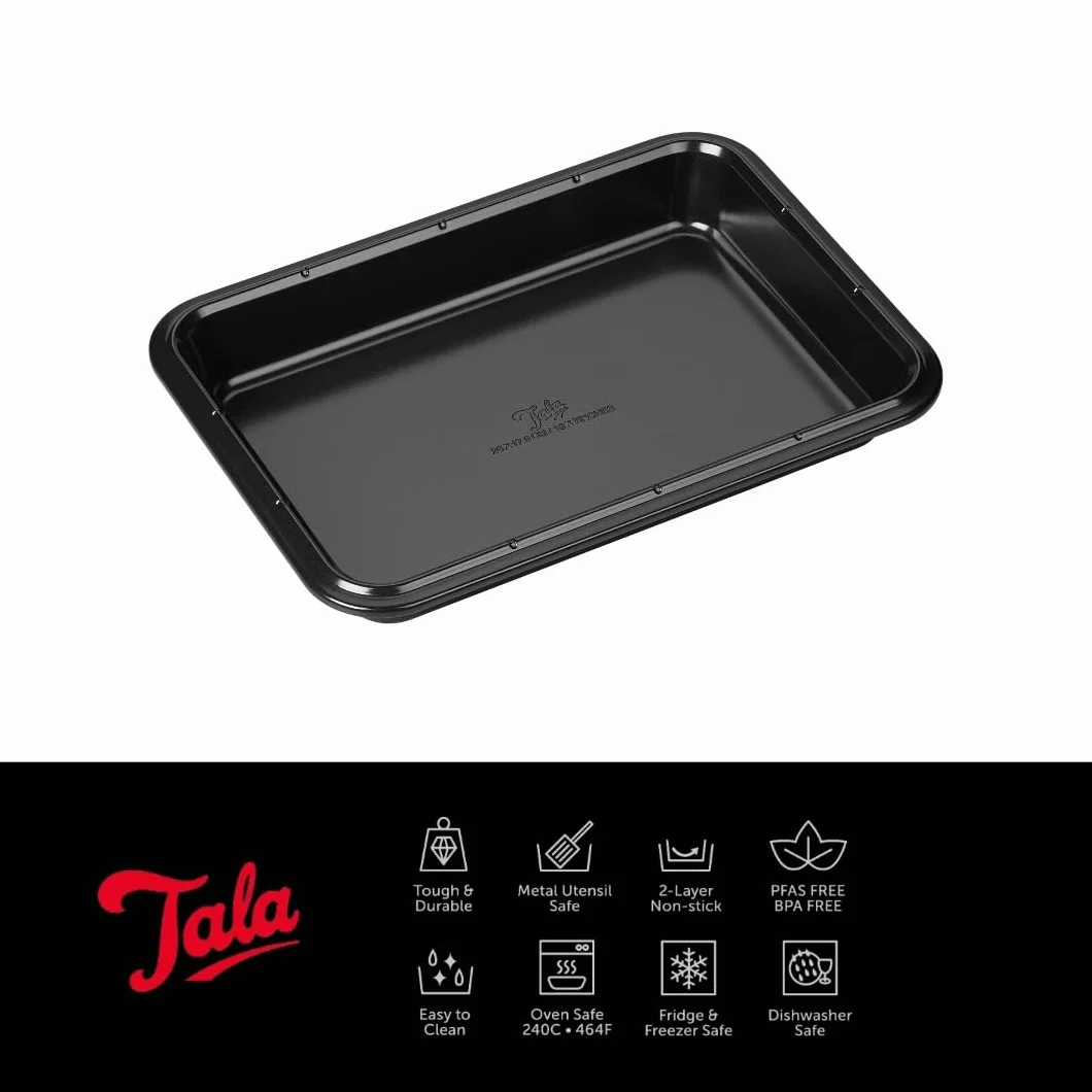 Blacha do brownie Tala Performance 29,4x19,1x4 cm stal węglowa nieprzywierająca