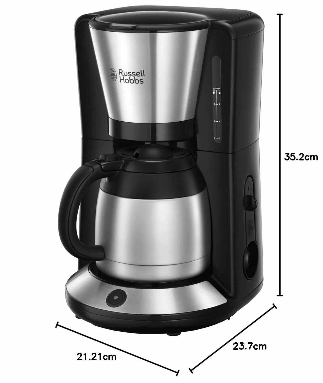 Russell Hobbs ekspres do kawy 1l srebrny Adventure 24020-56