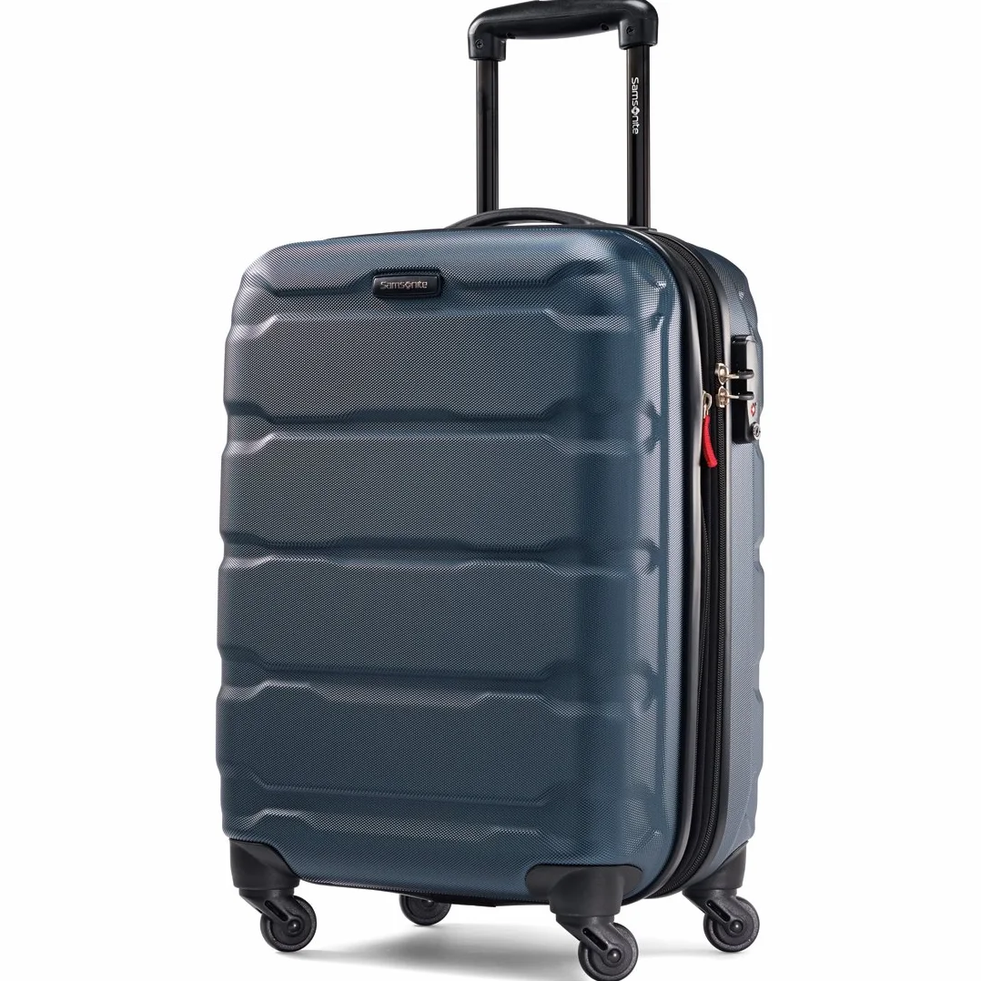 Samsonite Omni PC Hardside 3-Częściowy Zestaw Spinner (20/24/28), Niebieskozielony, Rozszerzalny Bagaż z Kołami Obrotowymi
