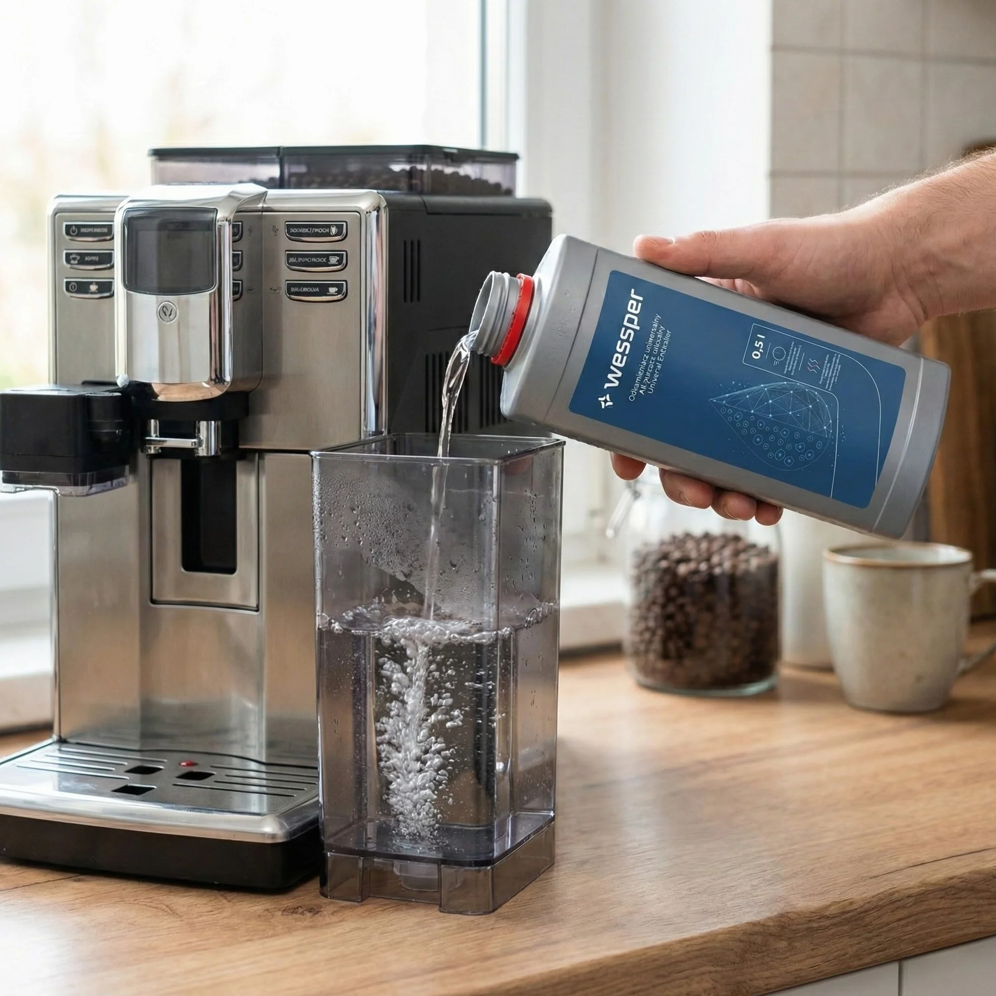 Wessper Zestaw Pielęgnacyjny do Philips Saeco AquaClean CA6903 Filtry Odkamieniacz 500ml