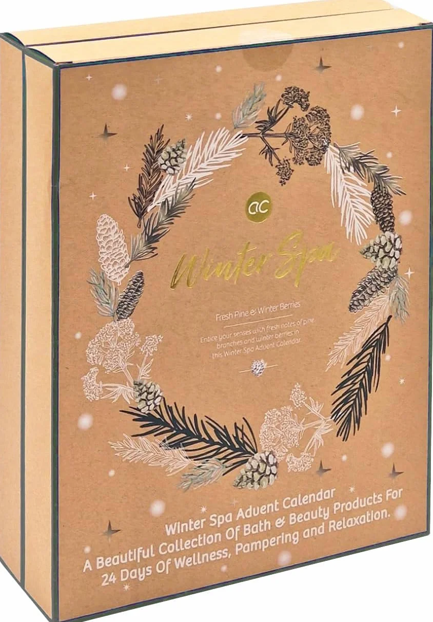 Winter Spa kalendarz adwentowy 2023 XXL Wellness dla kobiet pielęgnacja ciała