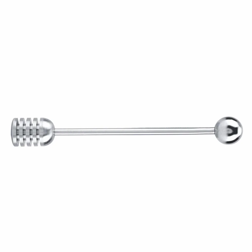 Yosoo Health Gear Masywne patyczki do miodu ze stali nierdzewnej i syropu, łyżka mieszadło Drizzler Glass Jam Stirring Wand do słoików