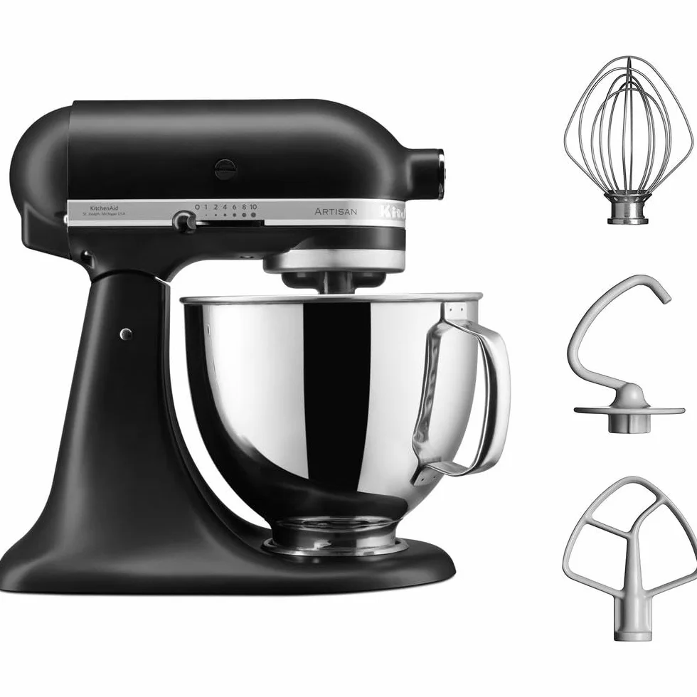 KitchenAid Artisan Mikser stojący 4,8 l czarny matowy 5KSM125EBM