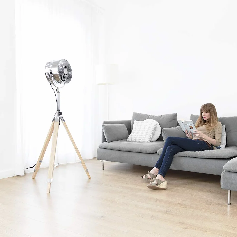 Cecotec EnergySilence 1200 Woody wentylator statywowy 80 W 30 cm 3 prędkości