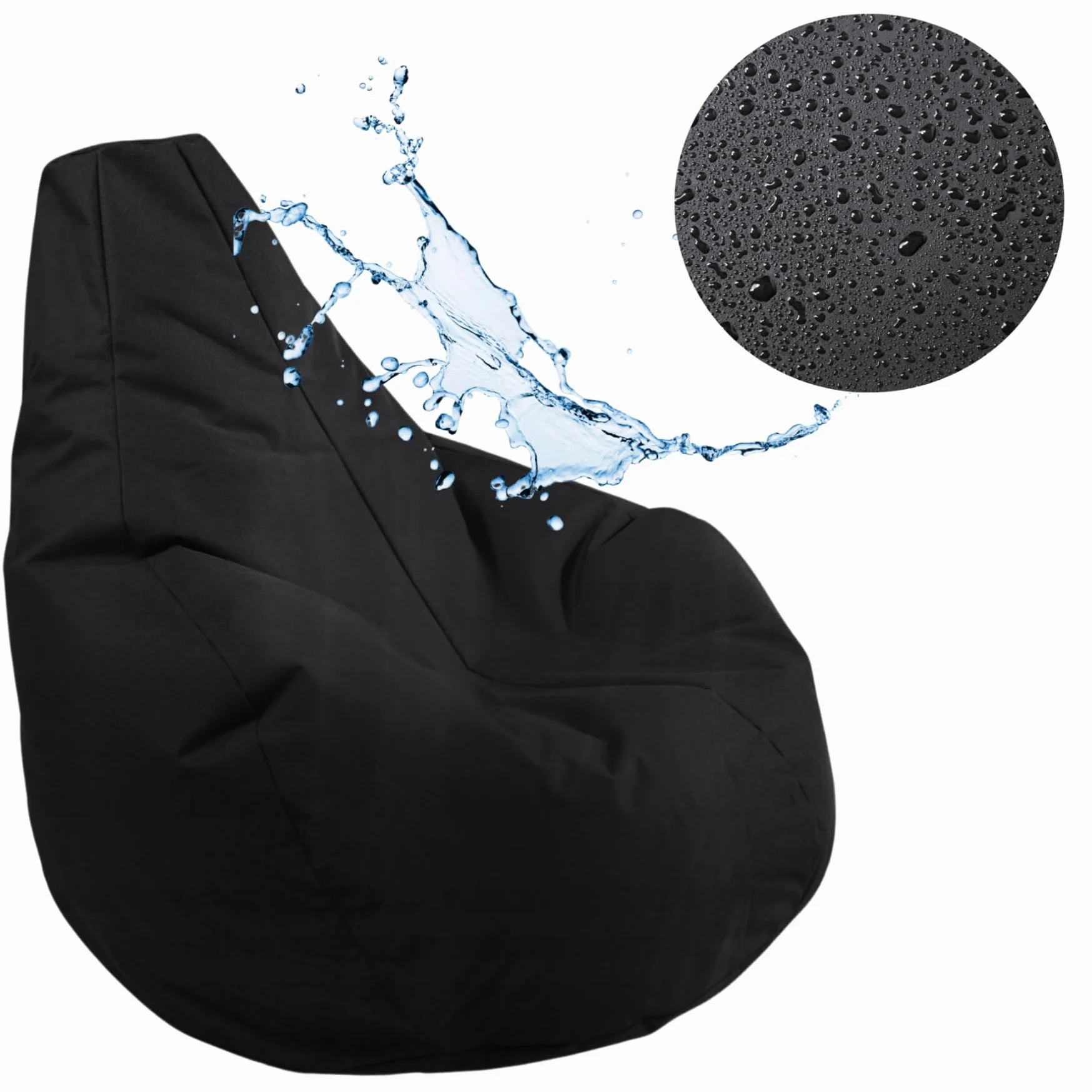 Pufa Worek do siedzenia 225L Gamer Czarny