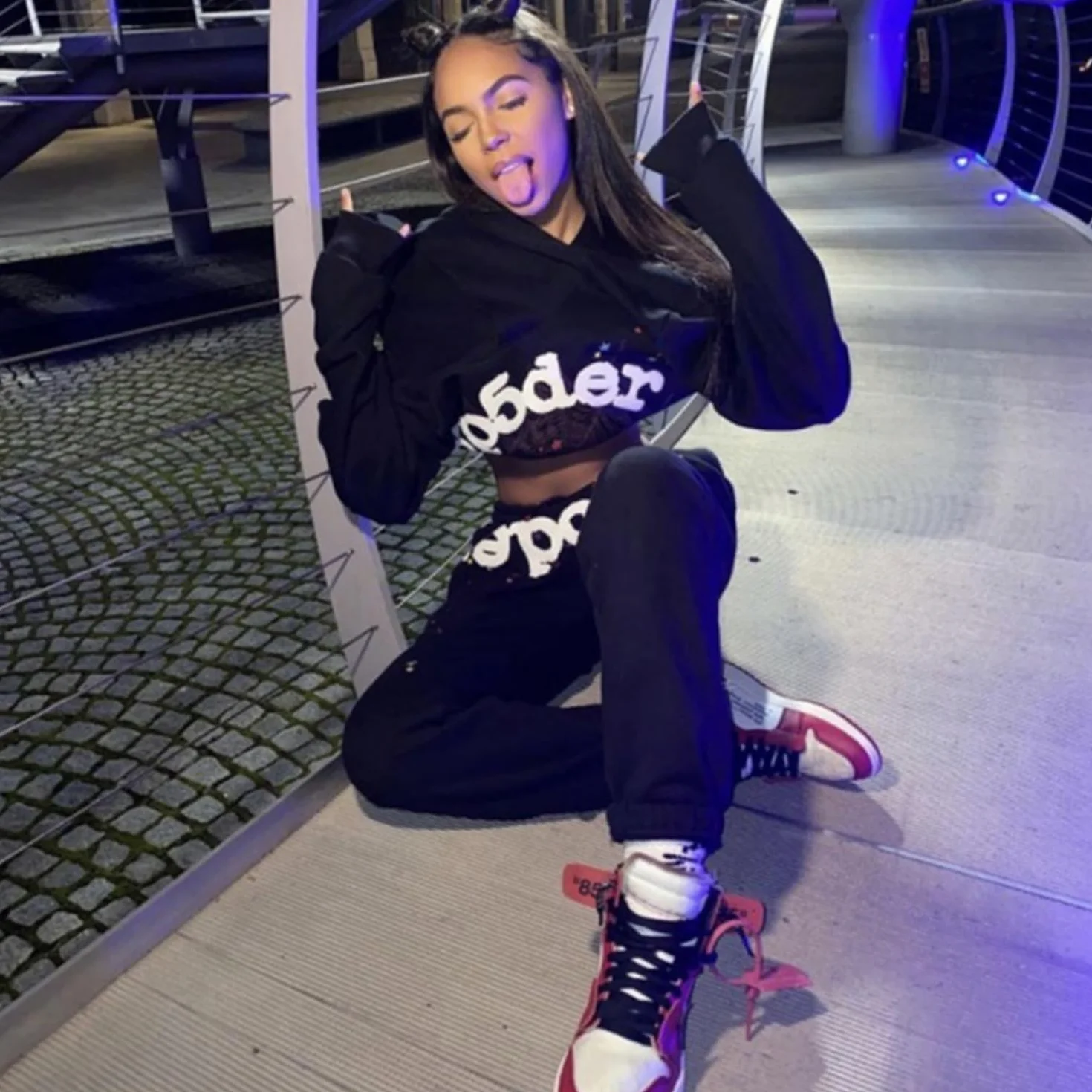 Punk Męska bluza z kapturem Y2K Spider Web Star Print, sweter z długim rękawem, bluza z kapturem, swetry, odzież sportowa