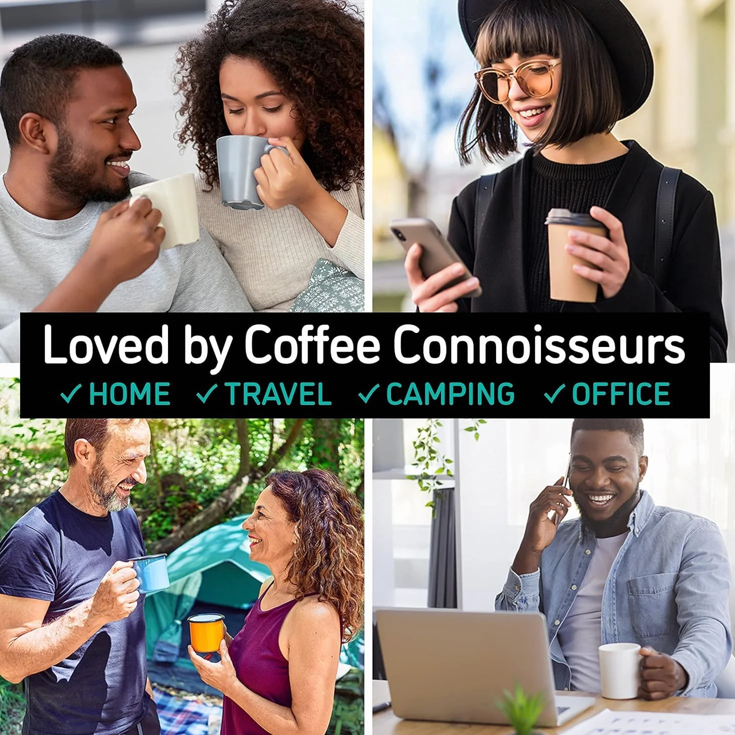 Coffee Gator Cafetiere French Press plus mini pojemnik na słoiki, izolowana prasa do kawy z podwójnymi ściankami z filtrem ze stali nierdzewnej, zaparzacz do herbaty na gorąco i zimno, 1 litr (4-8