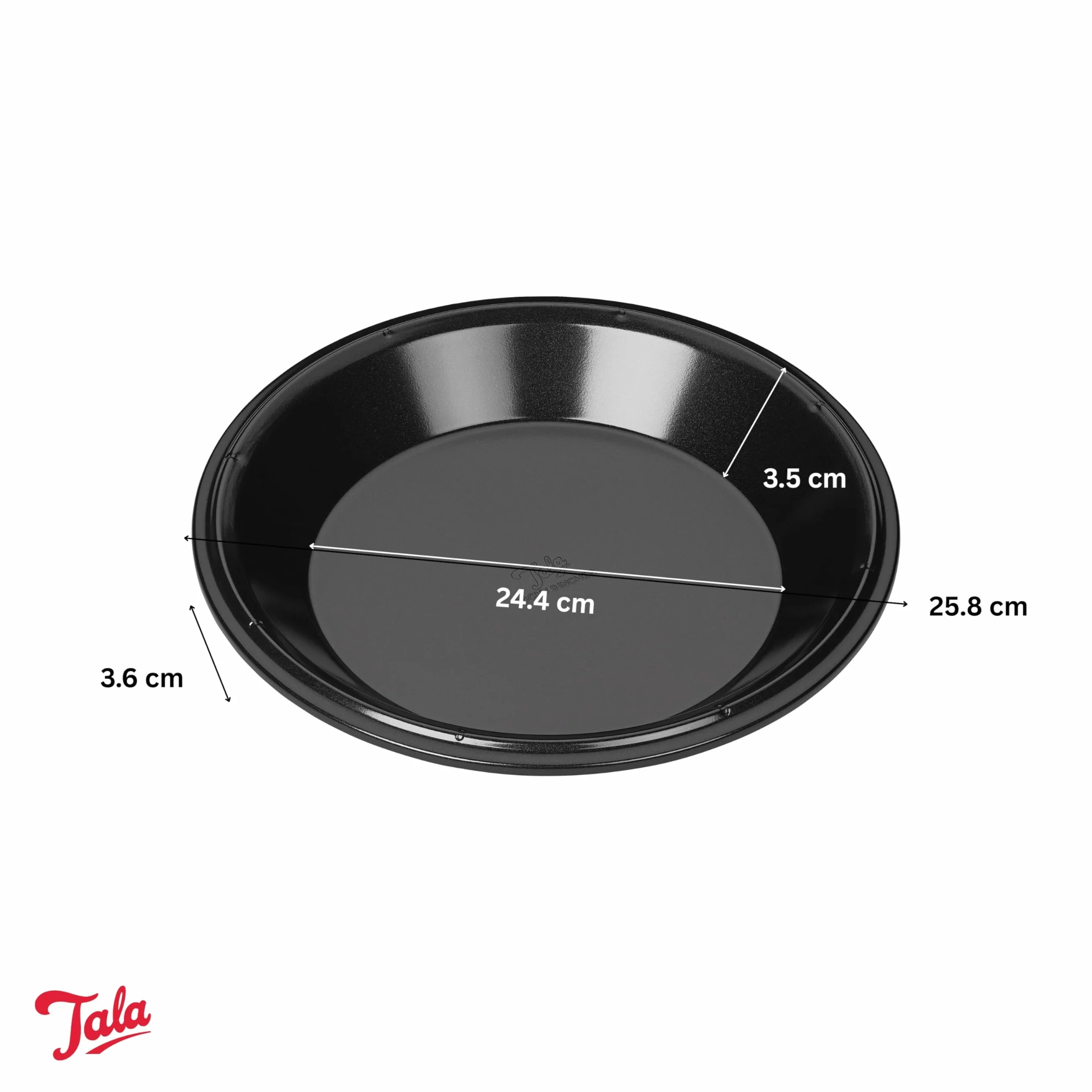 Tala Performance okrągłe naczynie do ciasta 23 cm stal węglowa powłoka nieprzywierająca Eclipse Premium