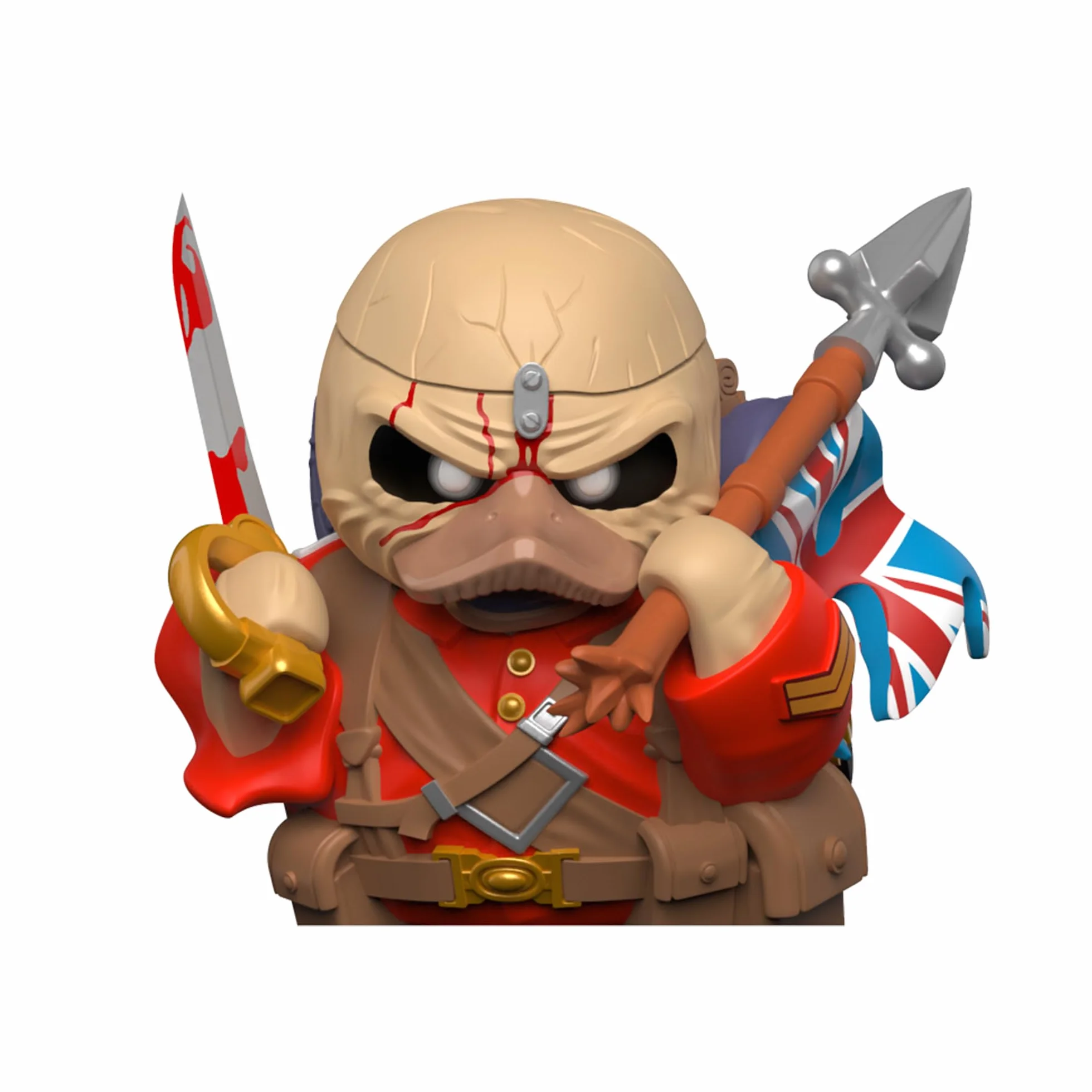 TUBBZ Edycja pudełkowa Eddie the Trooper winylowa figurka kaczka Iron Maiden