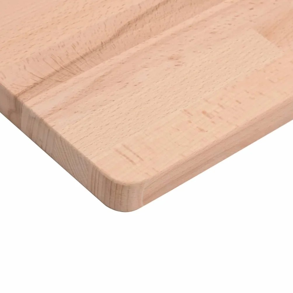vidaXL Blat do biurka 100x60x2,5 cm lite drewno bukowe