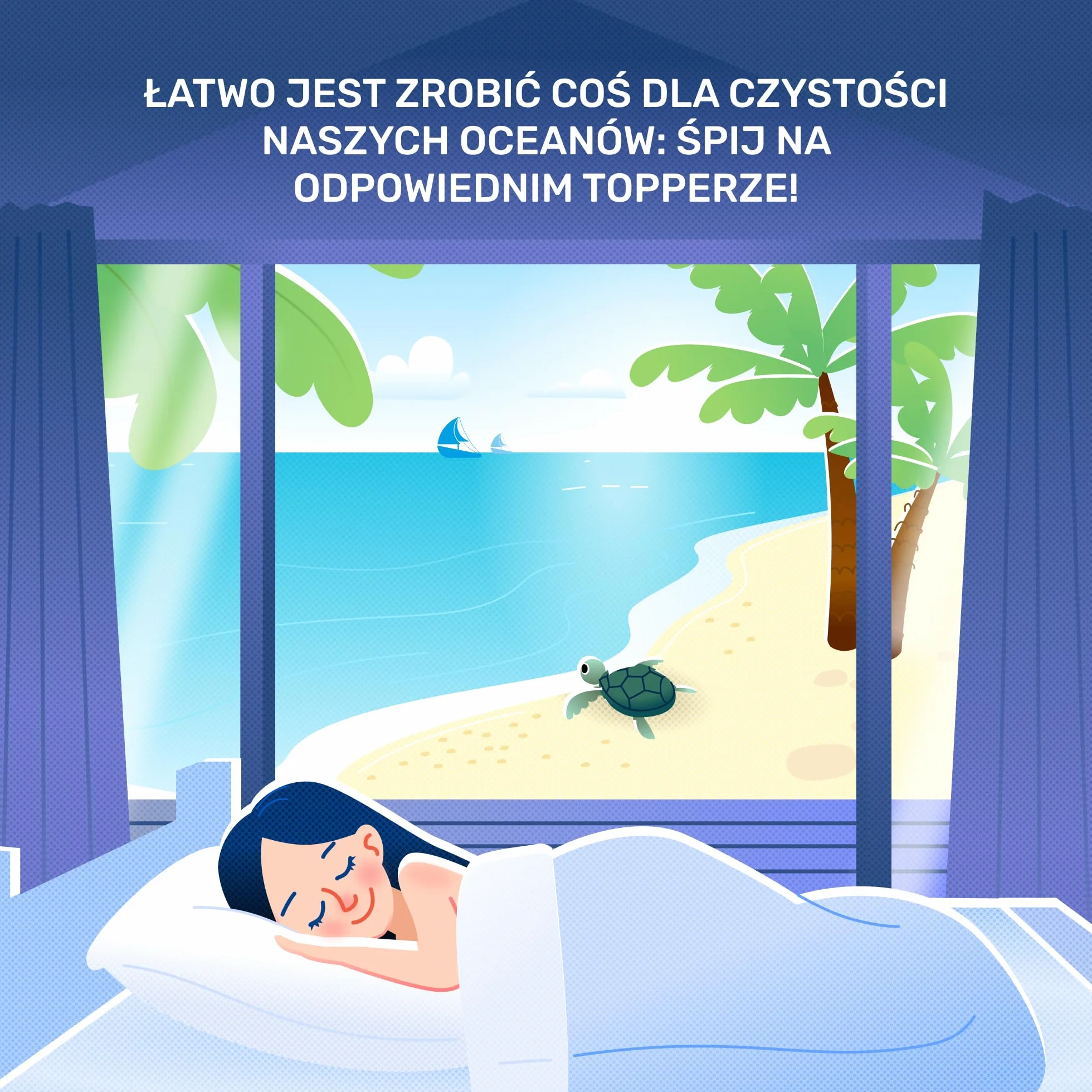 Materac nawierzchniowy wiskoelastyczny Dailydream Model M 140x200x5cm