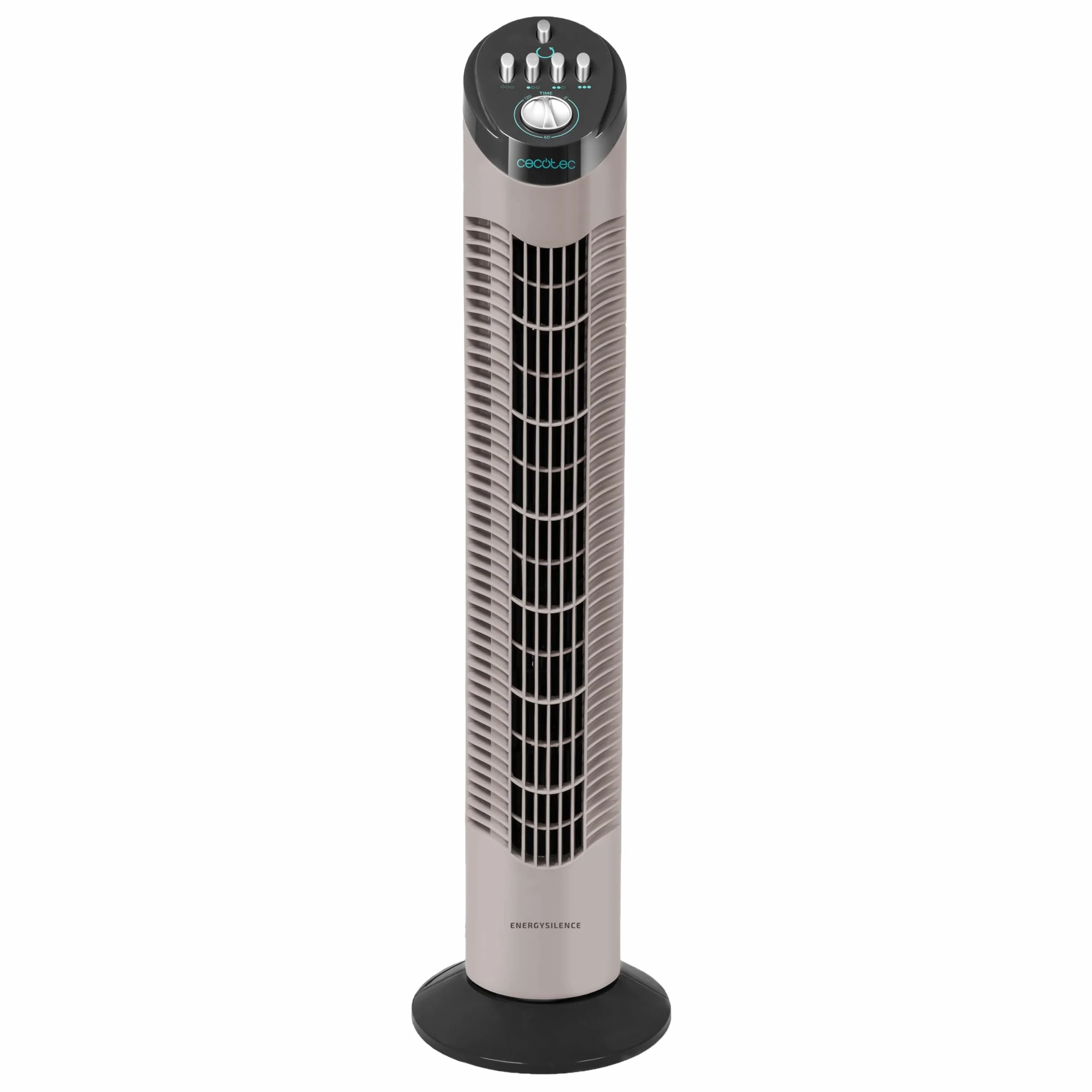 Cecotec EnergySilence 790 Skyline wentylator wieżowy 50 W 76 cm mechaniczny oscylacyjny silnik miedziany 3 prędkości biały