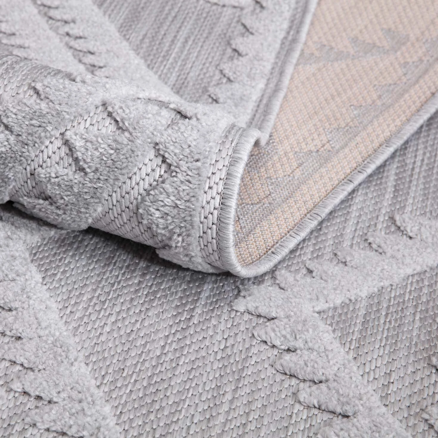 carpet city Dywan do wnętrz i na zewnątrz – 60 x 110 cm – do użytku wewnątrz i na zewnątrz – odporny na warunki atmosferyczne, na balkon, taras, do korytarza, kuchni – dywan do salonu – wysoka