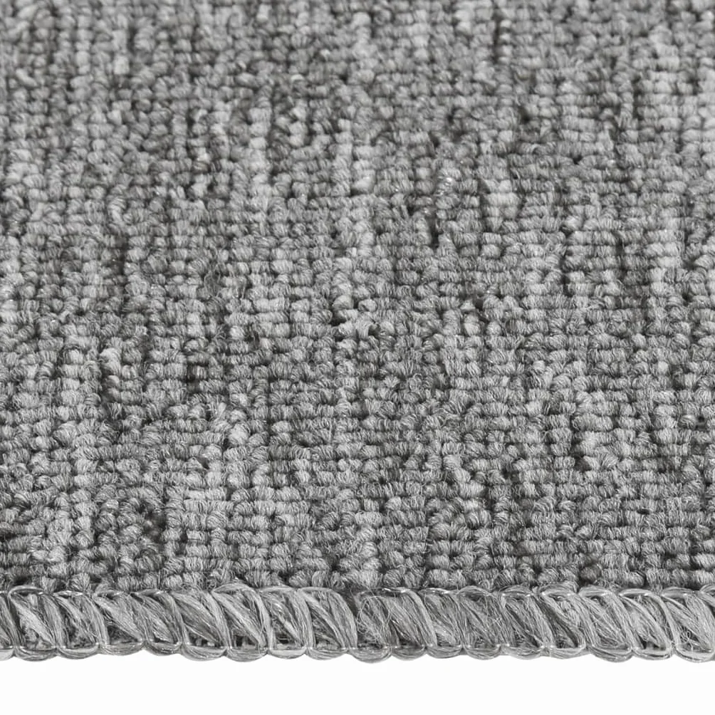 vidaXL Antypoślizgowe nakładki na schody 15 szt. 60x25 cm szare