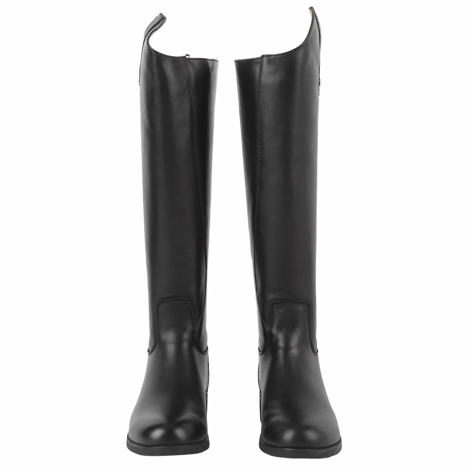 RiToEasysports Wysokie Buty Jeździeckie, Unisex Buty Jeździeckie do Codziennego Treningu z Tylnym Zamkiem Błyskawicznym, Skóra EVA