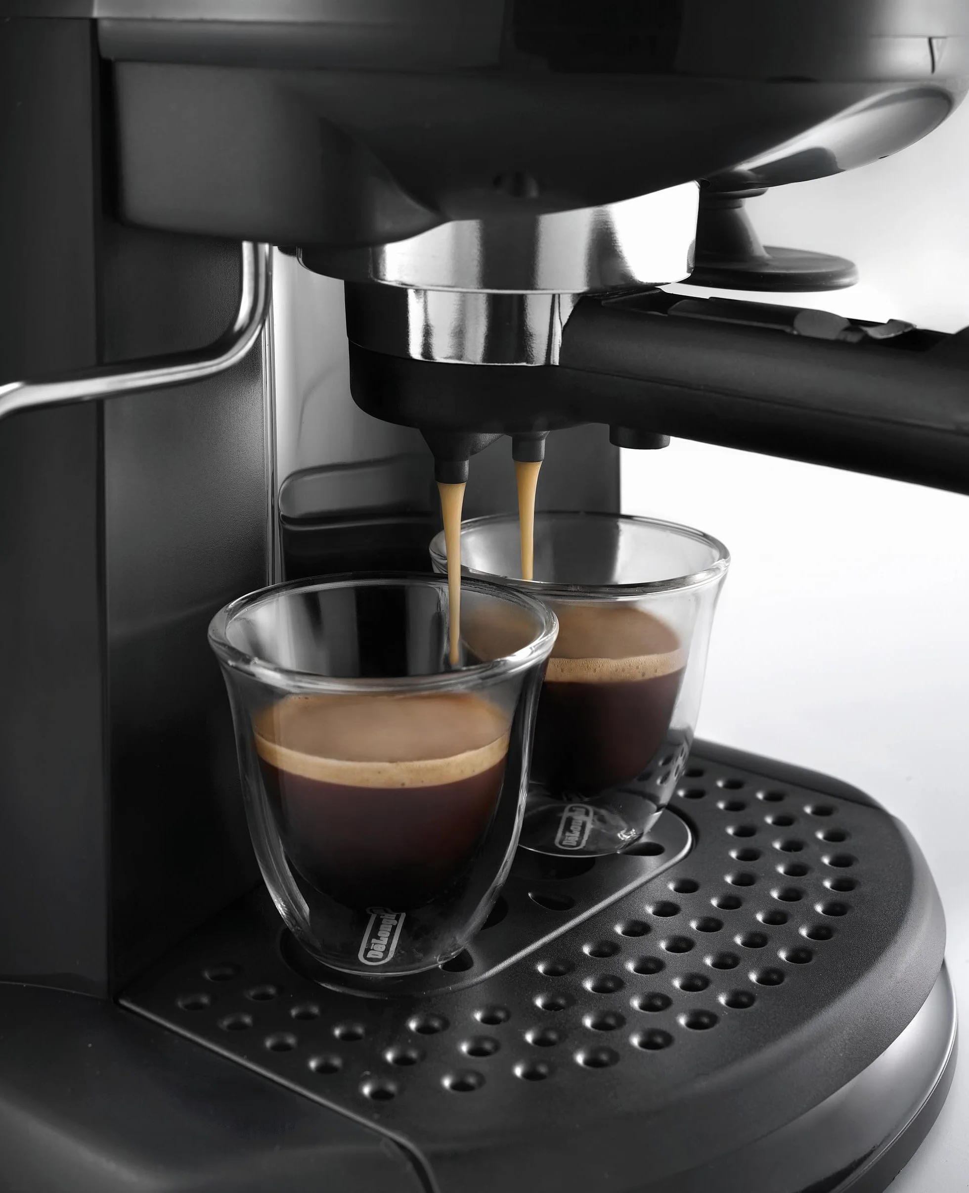De’Longhi EC 201.CD.B Ekspres do Kawy Kolbowy, 1100 W, 1 Litr, Szary/Srebrny