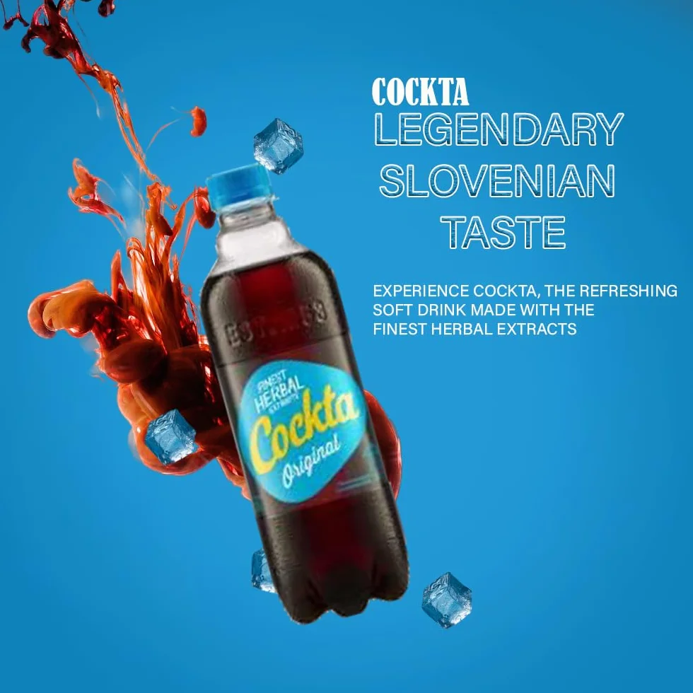 Cockta ORIGINAL 0,5 l butelki koktajlowe bezalkoholowe z Chorwacji