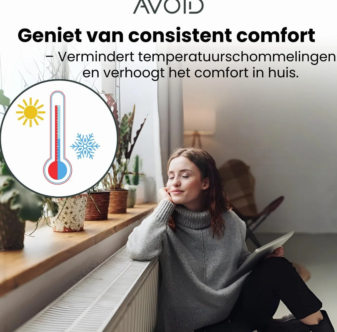AVOID Wentylator chłodnicy energooszczędny do grzejników