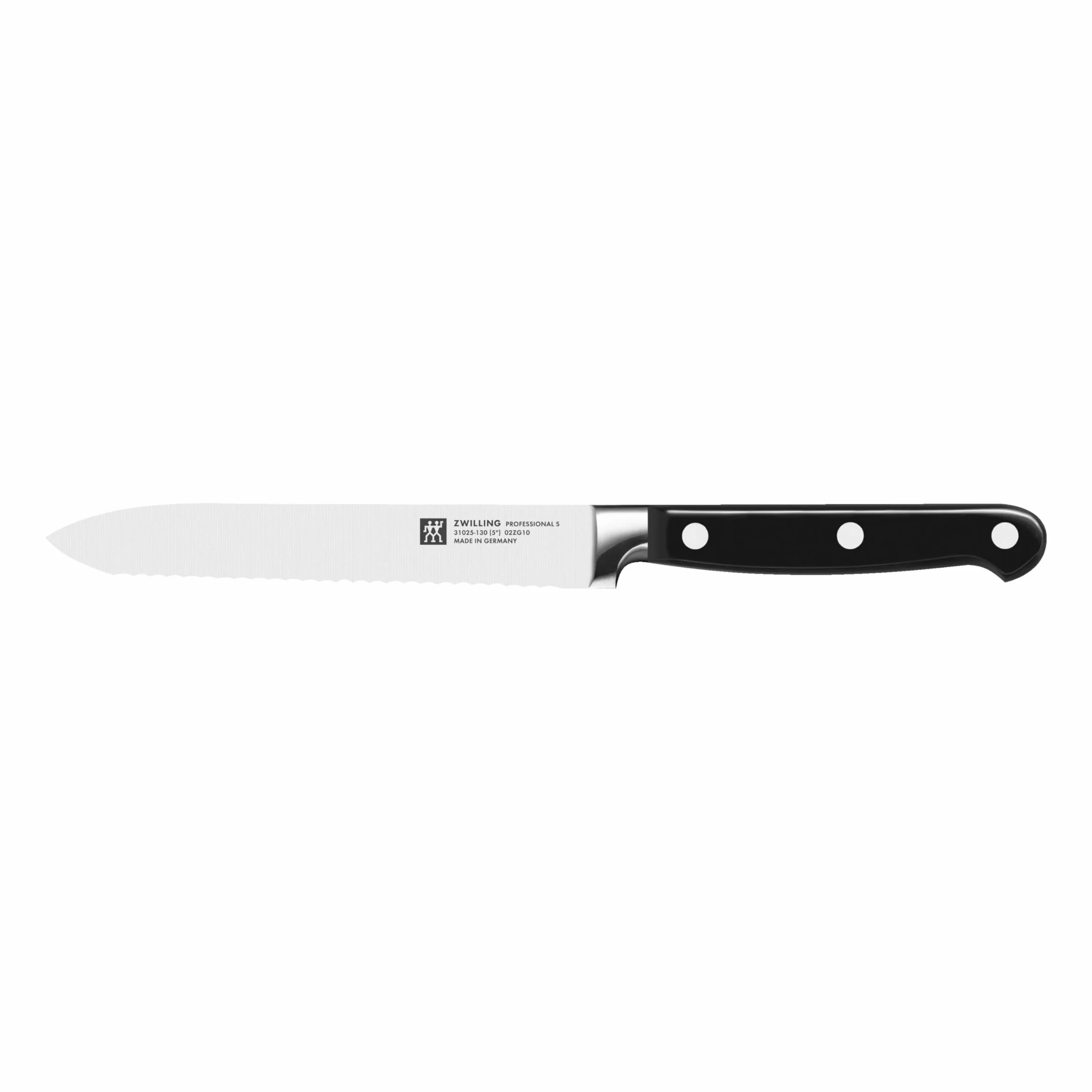 Zwilling Professional S Universalmesser 130 mm, Rostfreier Spezialstahl, schwarz