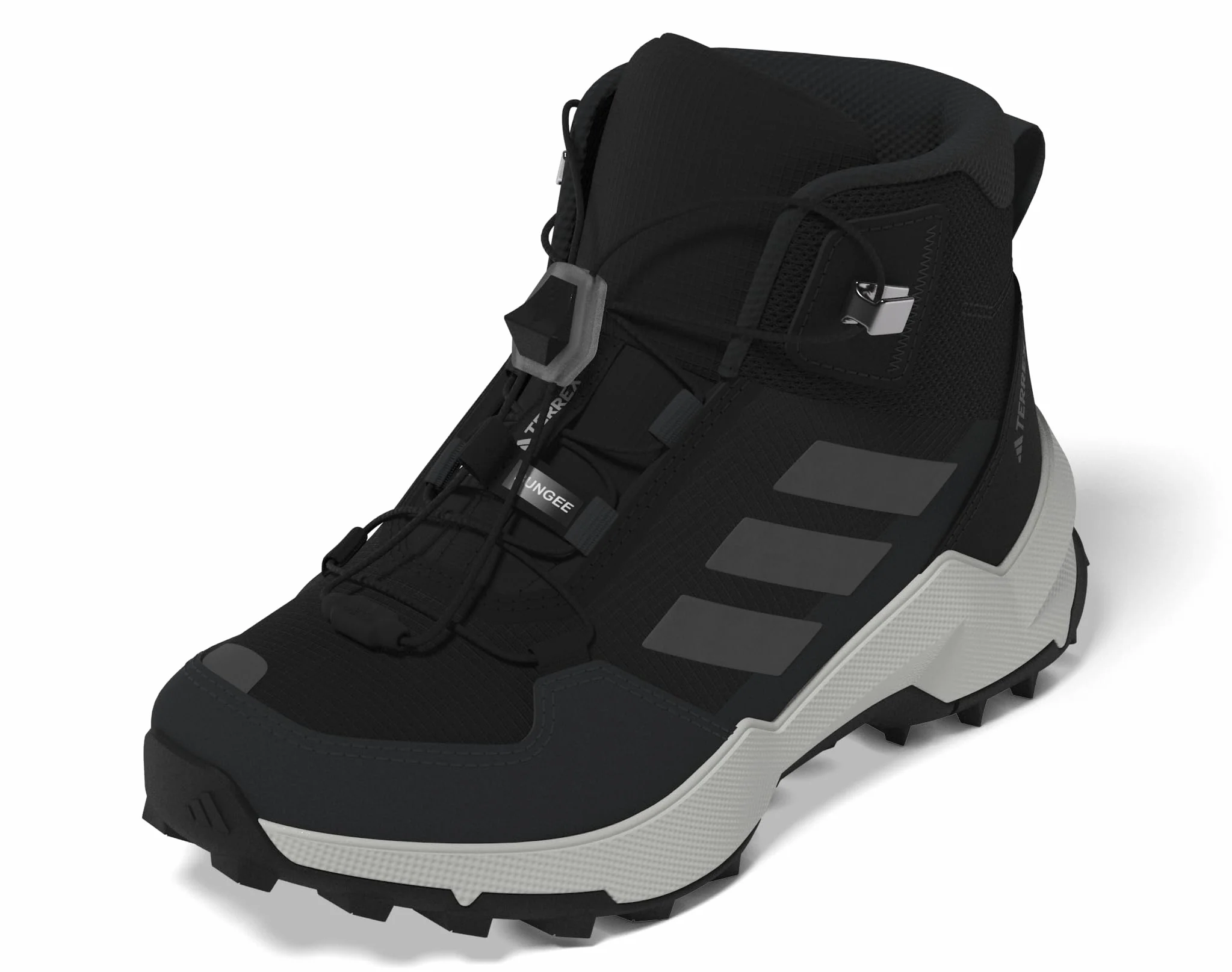 adidas Uniseks - dzieci Terrex Ax4R Mid Hiking Kids Shoes, Cblack/Grefou/Greysix, 34 EU