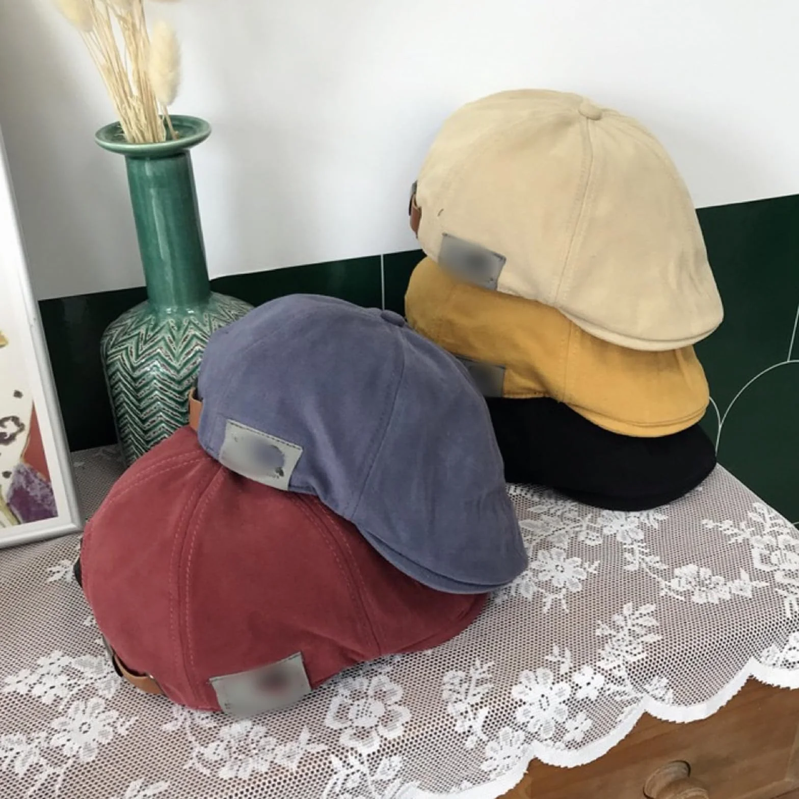 Retro Vintage Street Beret Cap, męskie płaskie regulowane czapki beret, czapka Paperboy, beret kapelusze dla mężczyzn i kobiet
