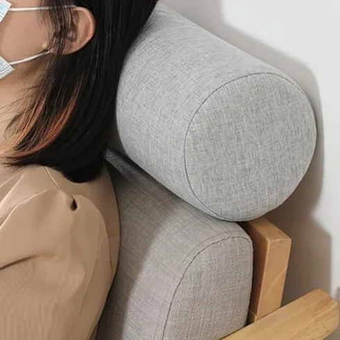 Poduszka pod szyję – ergonomiczna poduszka podtrzymująca szyję i lędźwie (dł. 13,15 x 50 cm) – idealna do podróży, komfortu do domu i biura, łagodzenie bólu, wsparcie pleców, pomoc w zasypianiu