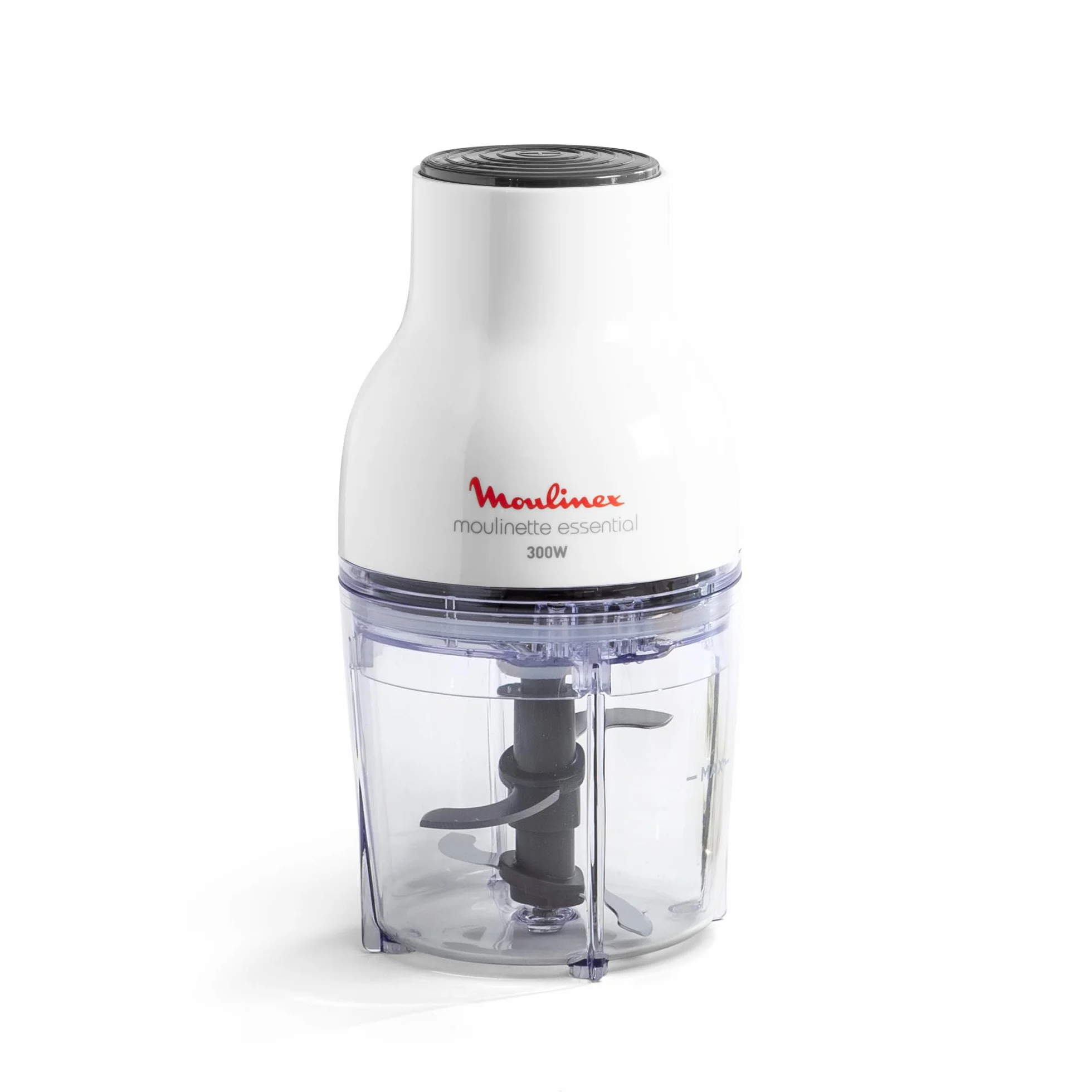 Moulinex Moulinette Essential DJ5201 rozdrabniacz, miksowanie i krojenie, system pokrywek ciśnieniowych 300 W, pojemność 0,4 l
