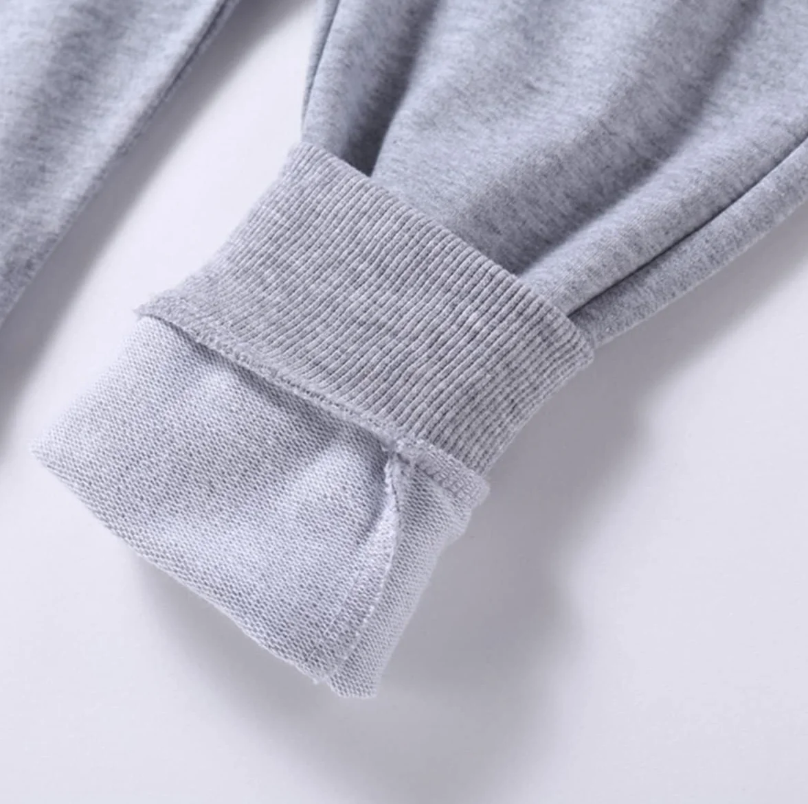 CuteOn Unisex dziecięce elastyczne spodnie bawełniane, ciepłe spodnie niemowlęce, spodnie dla dzieci w wieku 1-5 lat, Cienki szary, 18 miesi?cy