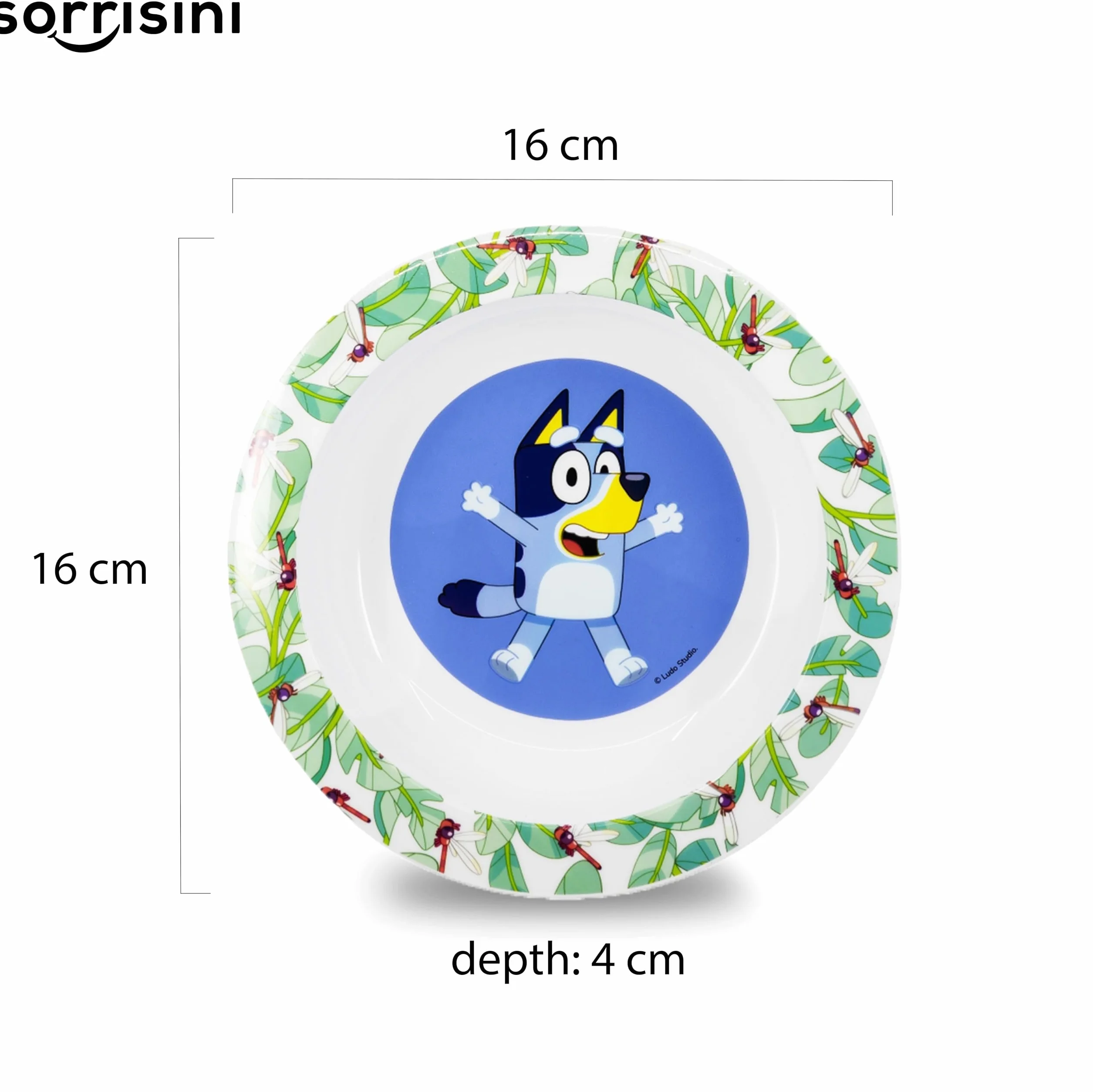 Zestaw naczyń dla dzieci Bluey talerz miska kubek 260 twardy plastik