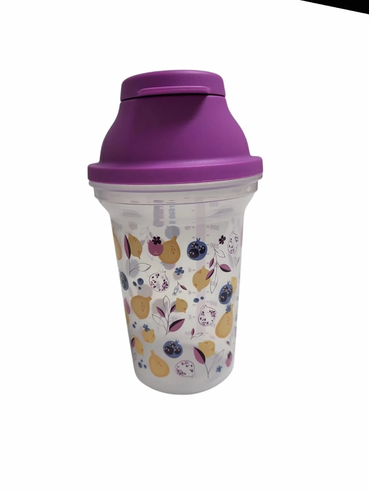 Tupperware Mix-Fix mały Shaker 350 ml przezroczysty liliowy