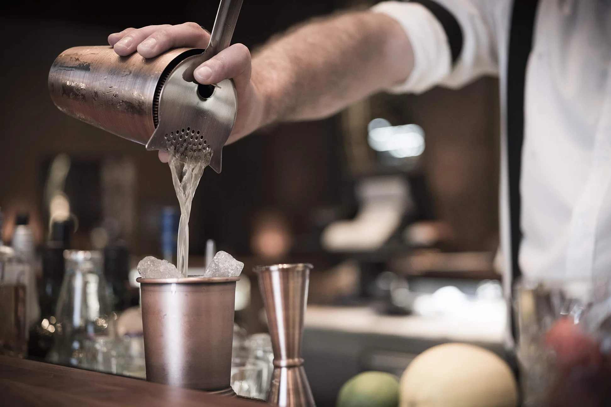 Buddy's Bar cedzak barowy Hawthorne do szklanek i shakerów bezpieczny dla żywności mycie w zmywarce