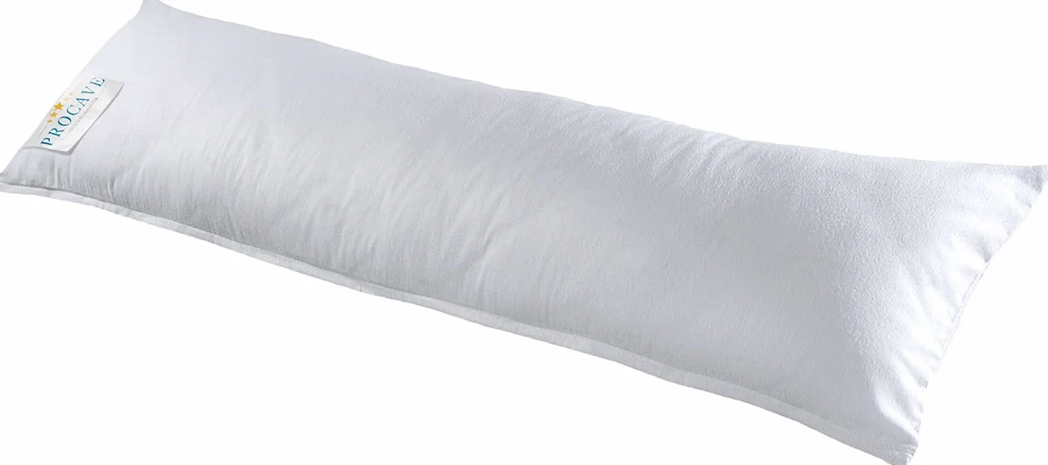 PROCAVE poszewka ochronna na poduszkę 40x200 cm 100% bawełna flanela