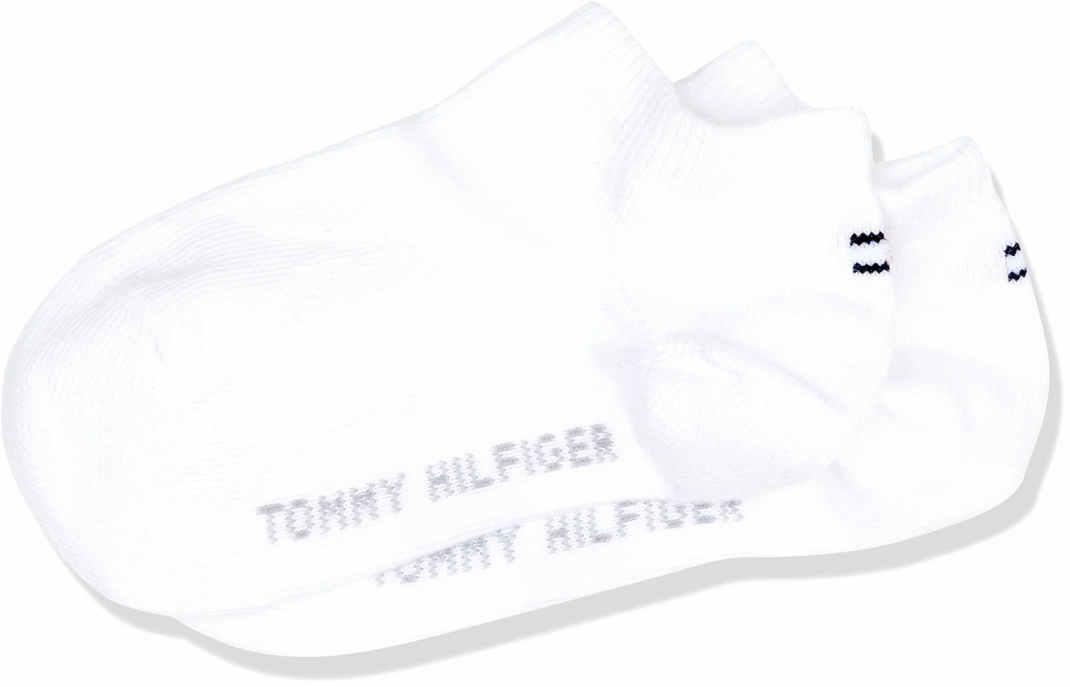 Tommy Hilfiger Dziecięce skarpetki do sneakersów 2 szt. Juniors, biały, 31/34