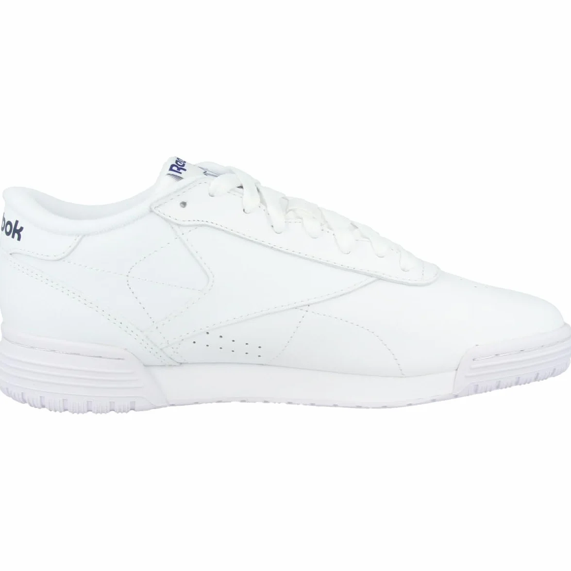 Reebok Ex-O-Fit Clean Logo Int, Trampki Męskie, Białe (Int/White/Royal Blue/Royal Blue), 48,5 EU