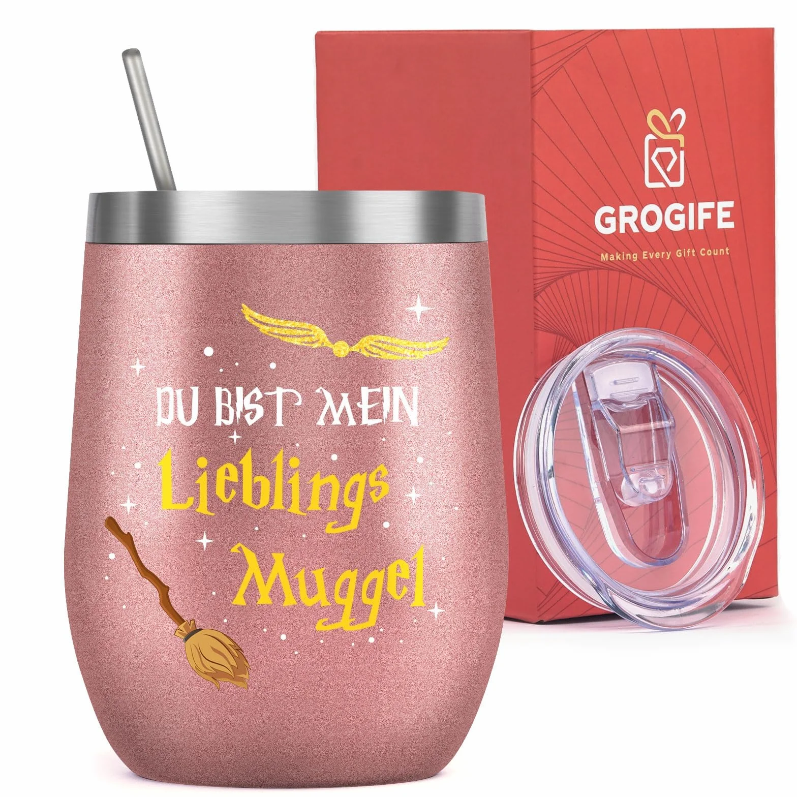 Harry Potter Termos 500ml Prezent dla Dziewczyny Kobiety Śmieszny Urodzinowy Mugolem