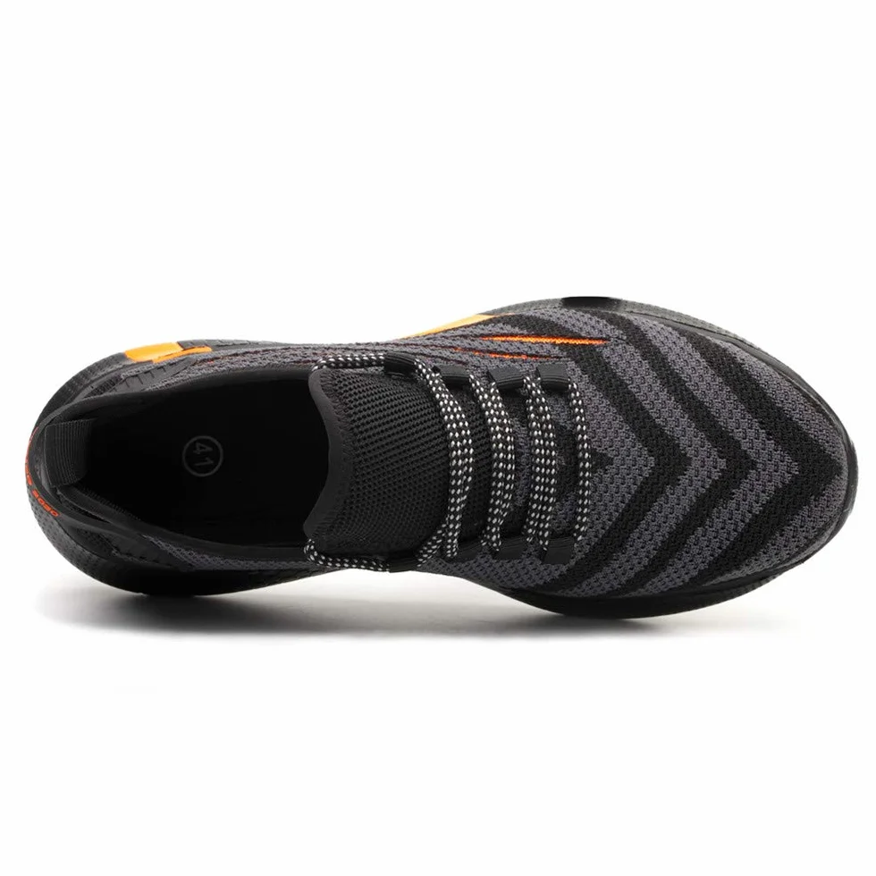 Obuwie ochronne dla mężczyzn i kobiet, lekkie sportowe buty ochronne, stalowy nosek, sneakersy