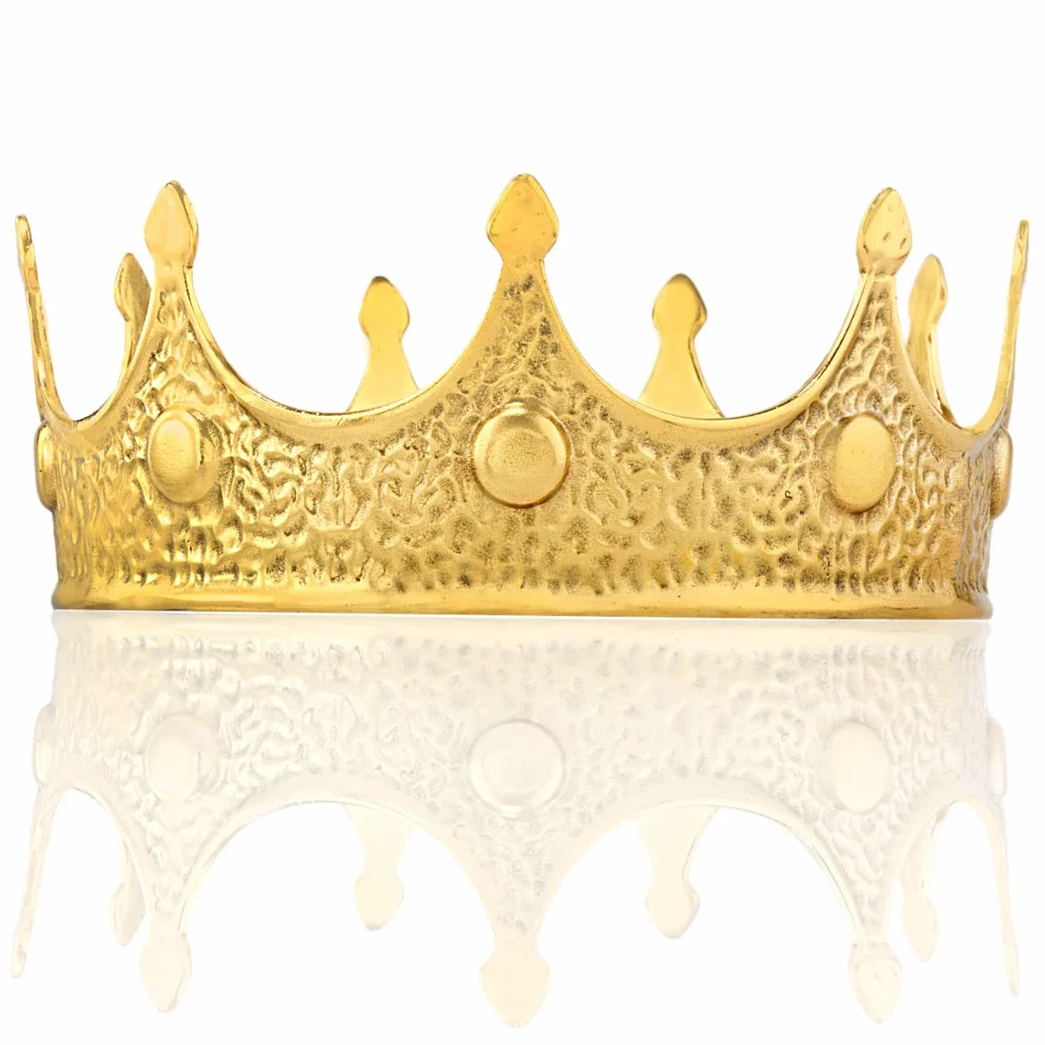 Klasyczna korona króla księcia królowej na przyjęcie urodzinowe, baby shower, ślub, zaręczyny, rekwizyty do budki fotograficznej (S)