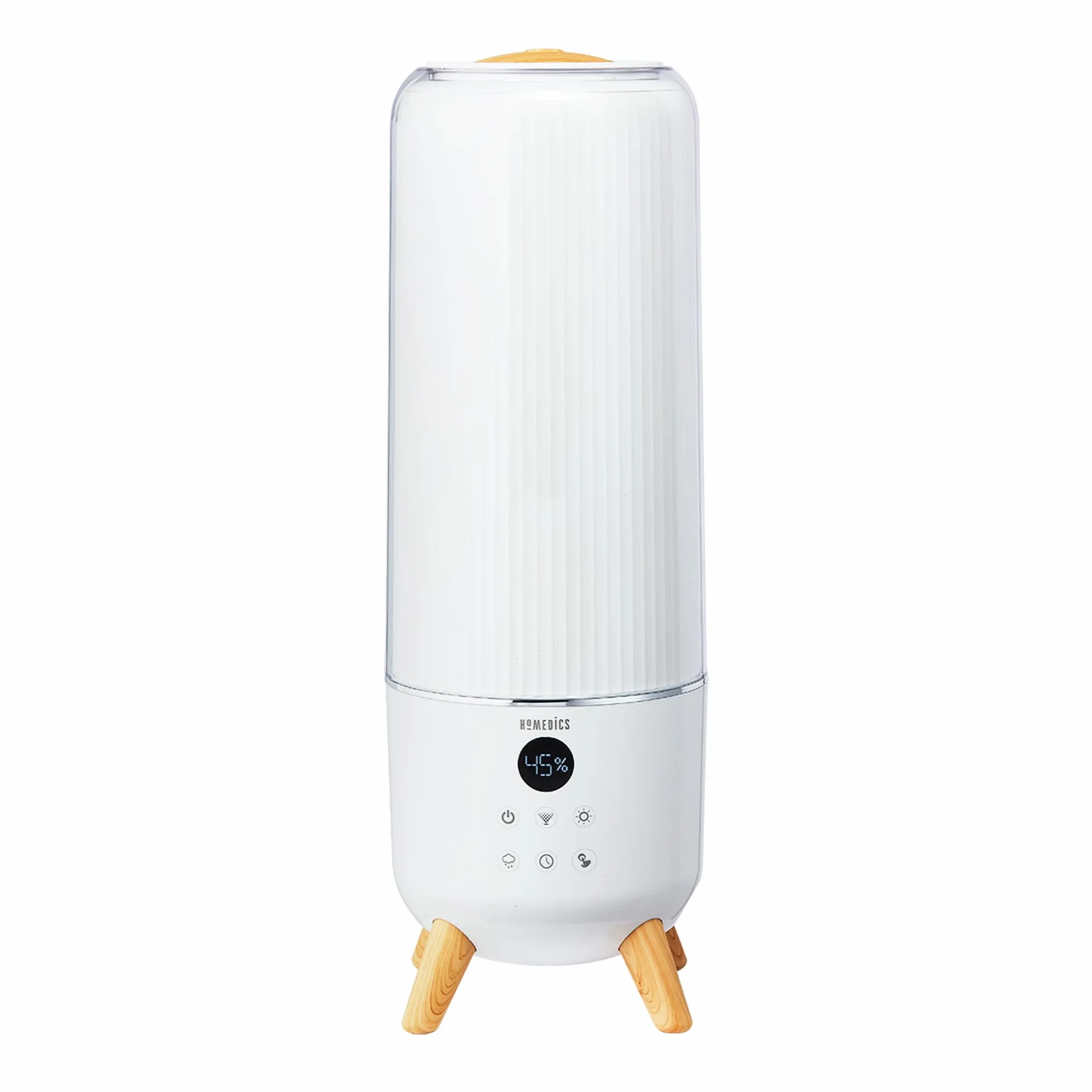 HoMedics TotalComfort Deluxe ultradźwiękowy nawilżacz powietrza, widoczna zimna mgiełka, wypełnienie od góry 5,6 l, mgiełka 360°, idealny do pomieszczeń rodzinnych i sypialni, olejek eteryczny