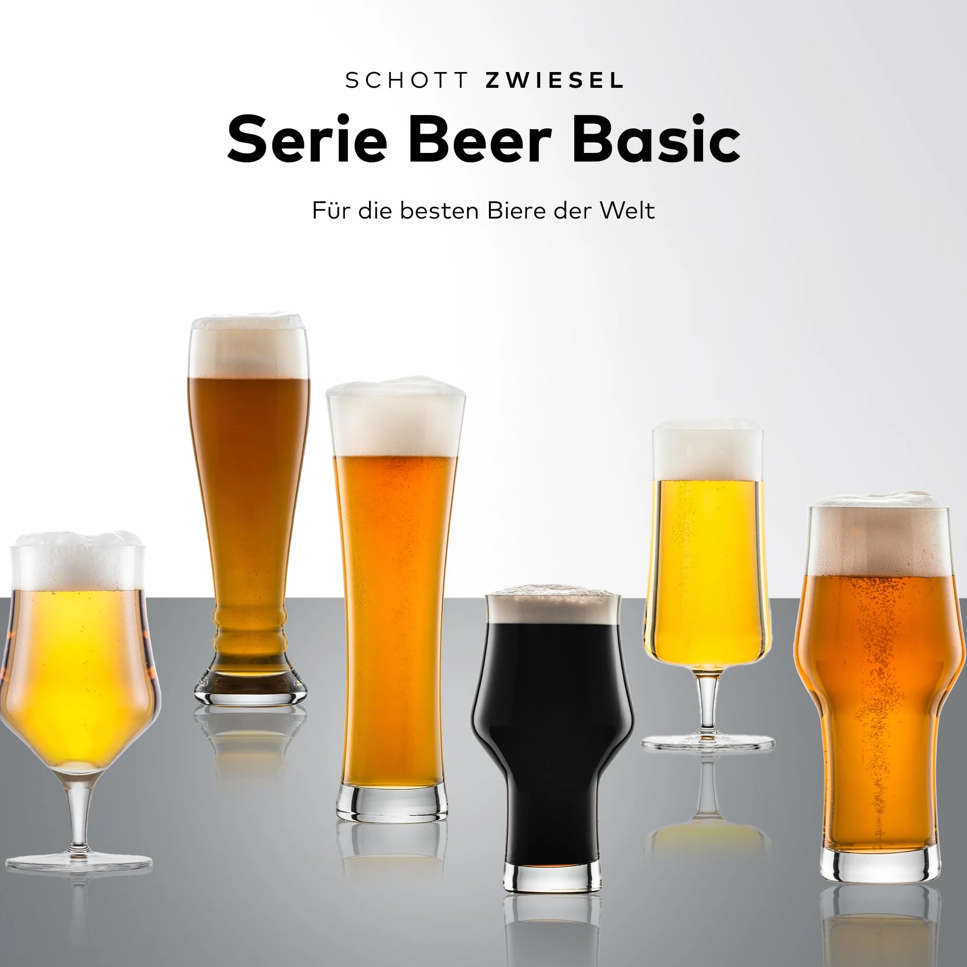 SCHOTT ZWIESEL Pilsglas Beer Basic 0,3 l zestaw 4 szt., klasyczny tulipan do piwa