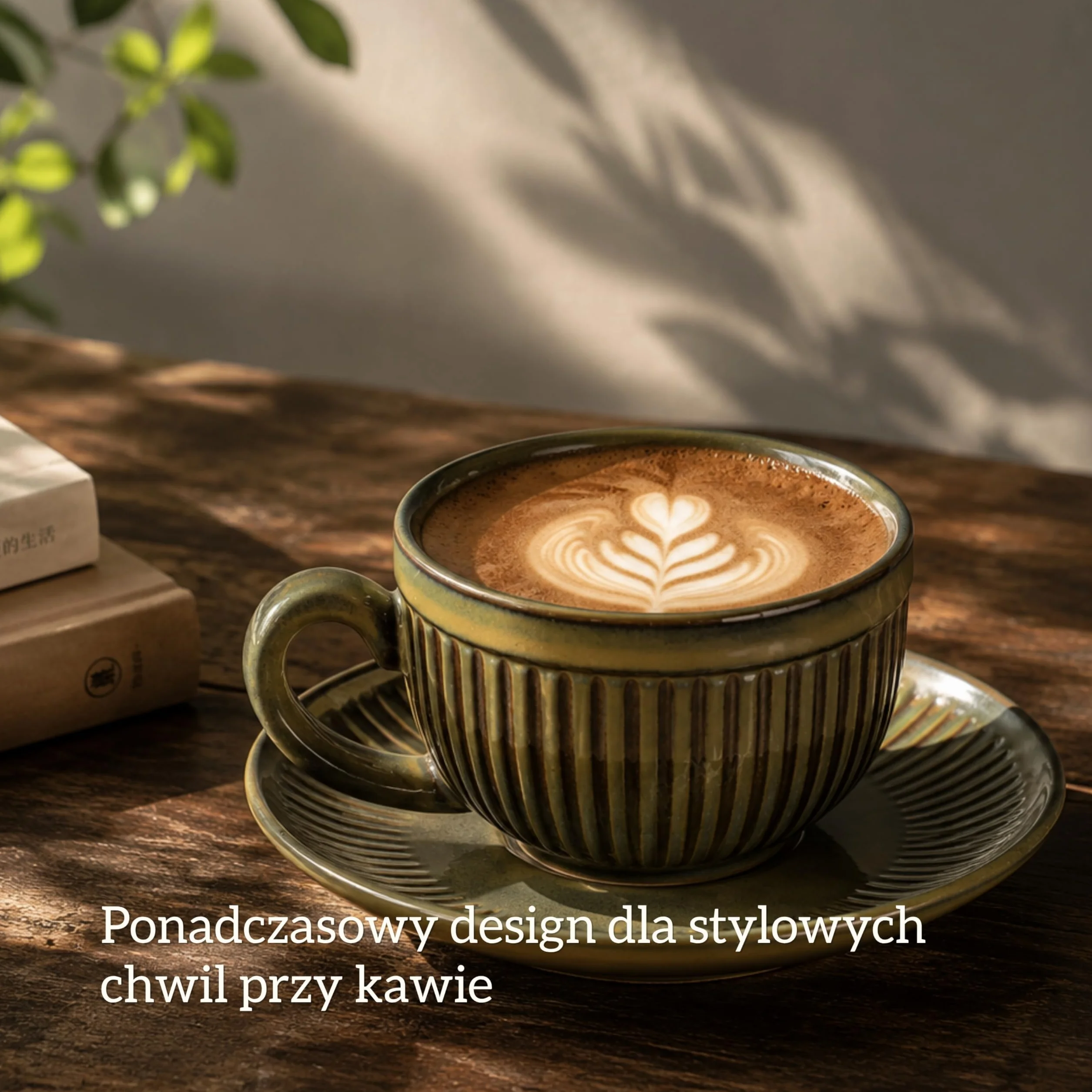 Zestaw filiżanek do espresso z spodkami 6 x 100 ml - grubościenne filiżanki do kawy z uchwytem - ręcznie robione