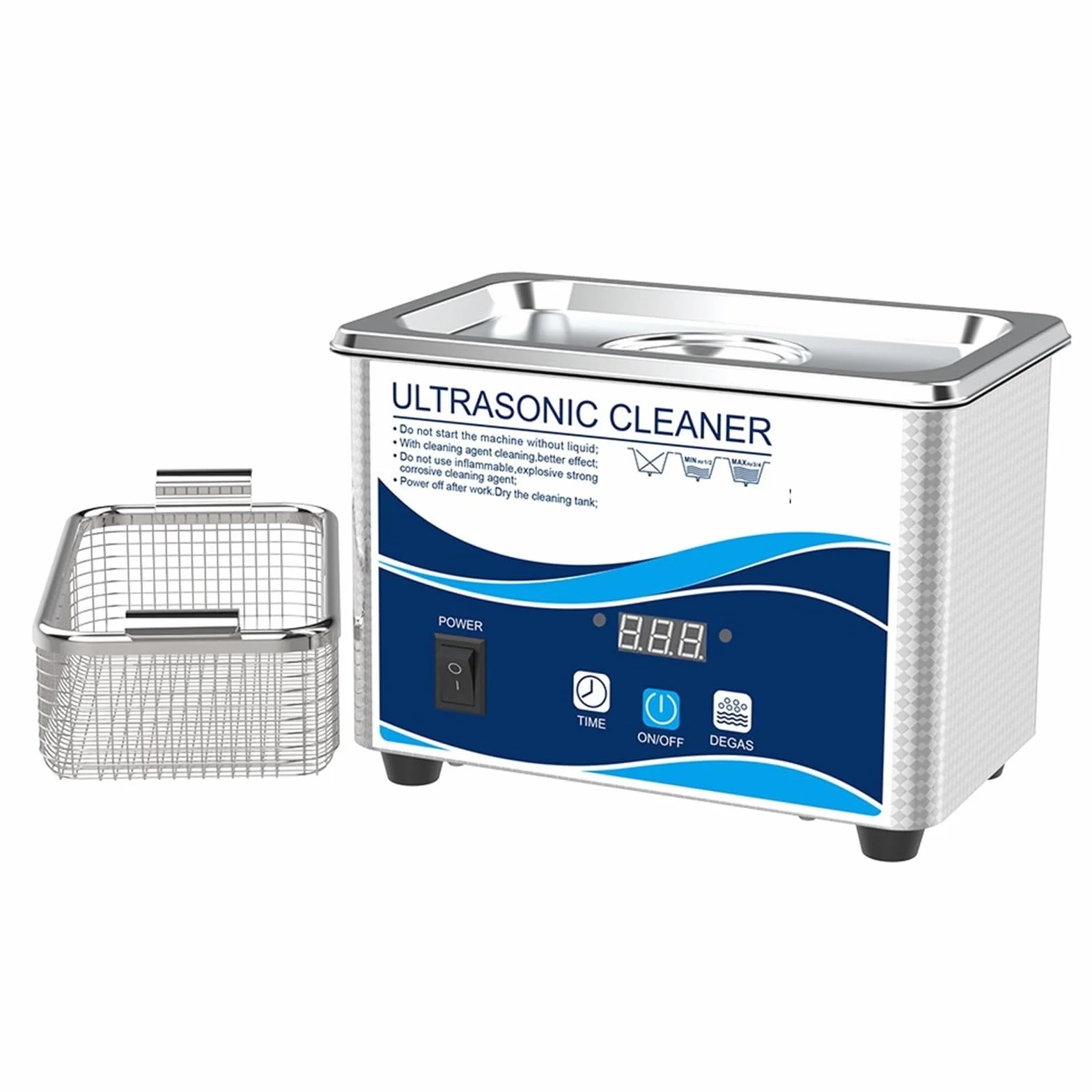 Środek do czyszczenia biżuterii, Ultra Cleaner Ultradźwiękowy środek czyszczący do okularów Wysokiej częstotliwości kąpiel czyszczenia, biżuterii, naszyjników na element