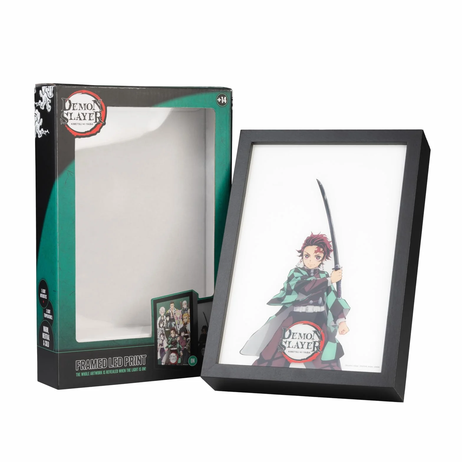 Grupo Erik Demon Slayer Mood Light Framed Prints LED Lampa Biurkowa 7,9 x 11 x 2 cale 20 x 28 x 5 cm