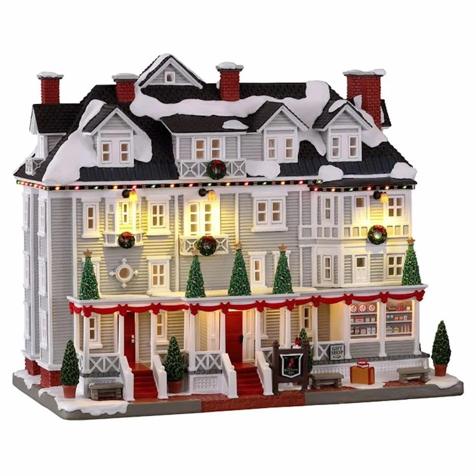 Lemax 15811-UK Norman Rockwell oświetlone budynki: Red Lion Inn