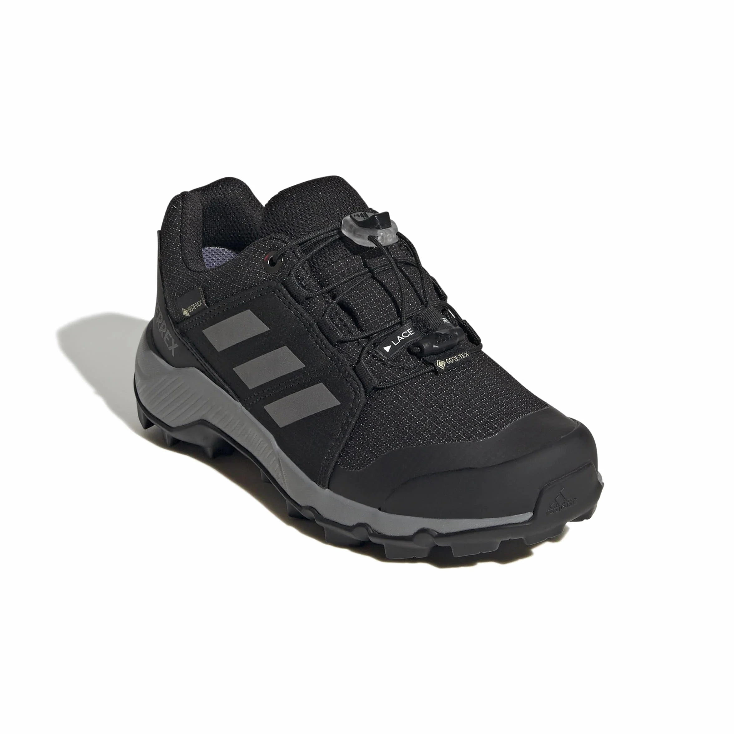 adidas Uniseks - dzieci Terrex Gore-Tex Hiking Kids Shoes, Core Black/Grey Three/Core Black, 34 EU
