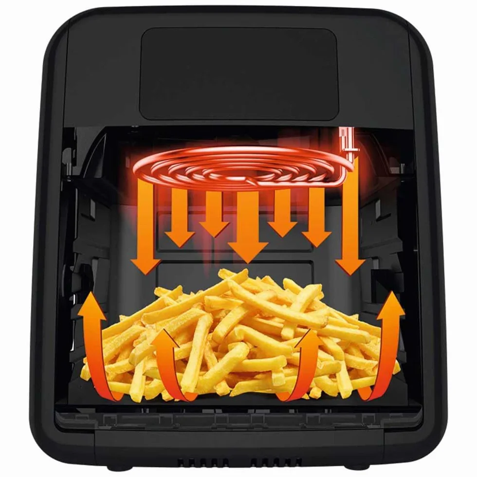 TEFAL FW501 Easy Fry Oven & Grill Frytkownica, 11 l, 8 programów, Czarna
