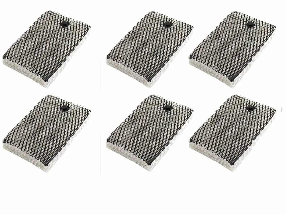 HUAWELL 6-pak filtra nawilżacza HWF100 zamiennik knota E BWF100 kompatybilny z Holmes Bionaire Sunbeam HM6000 HM6000RC HM6005 BCM7305 BCM7309 BCM7204 SCM7808 SCM7809 nawilżacz powietrza