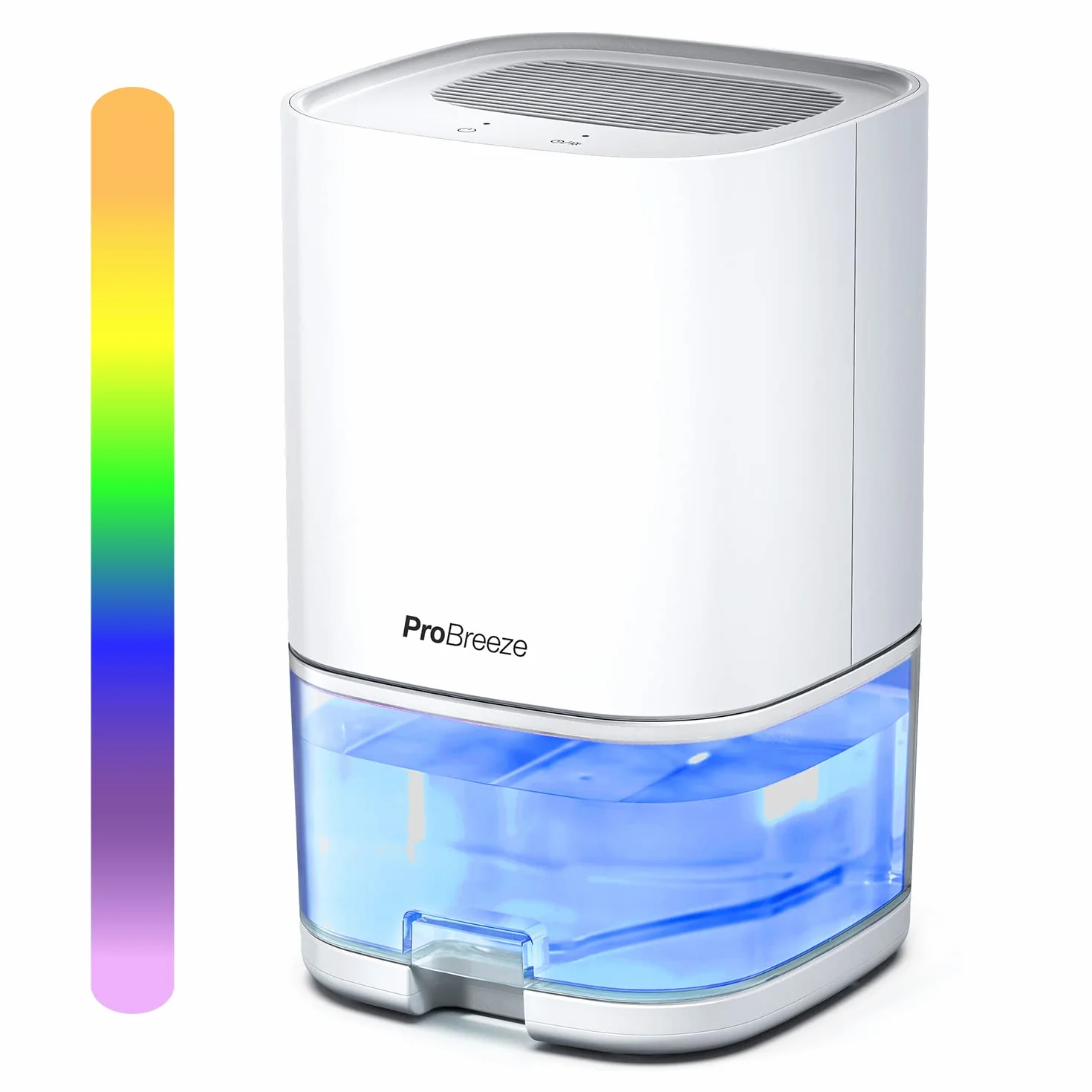 Pro Breeze Elektryczny osuszacz powietrza 1000 ml z timerem 4h, pochłaniacz wilgoci, mini osuszacz do łazienki, biały